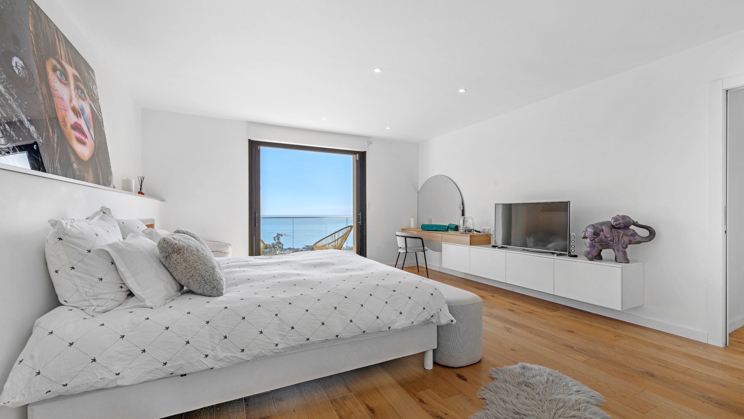  Les Issambres: contemporary villa with pool and sea view, sole agent - 物件實景