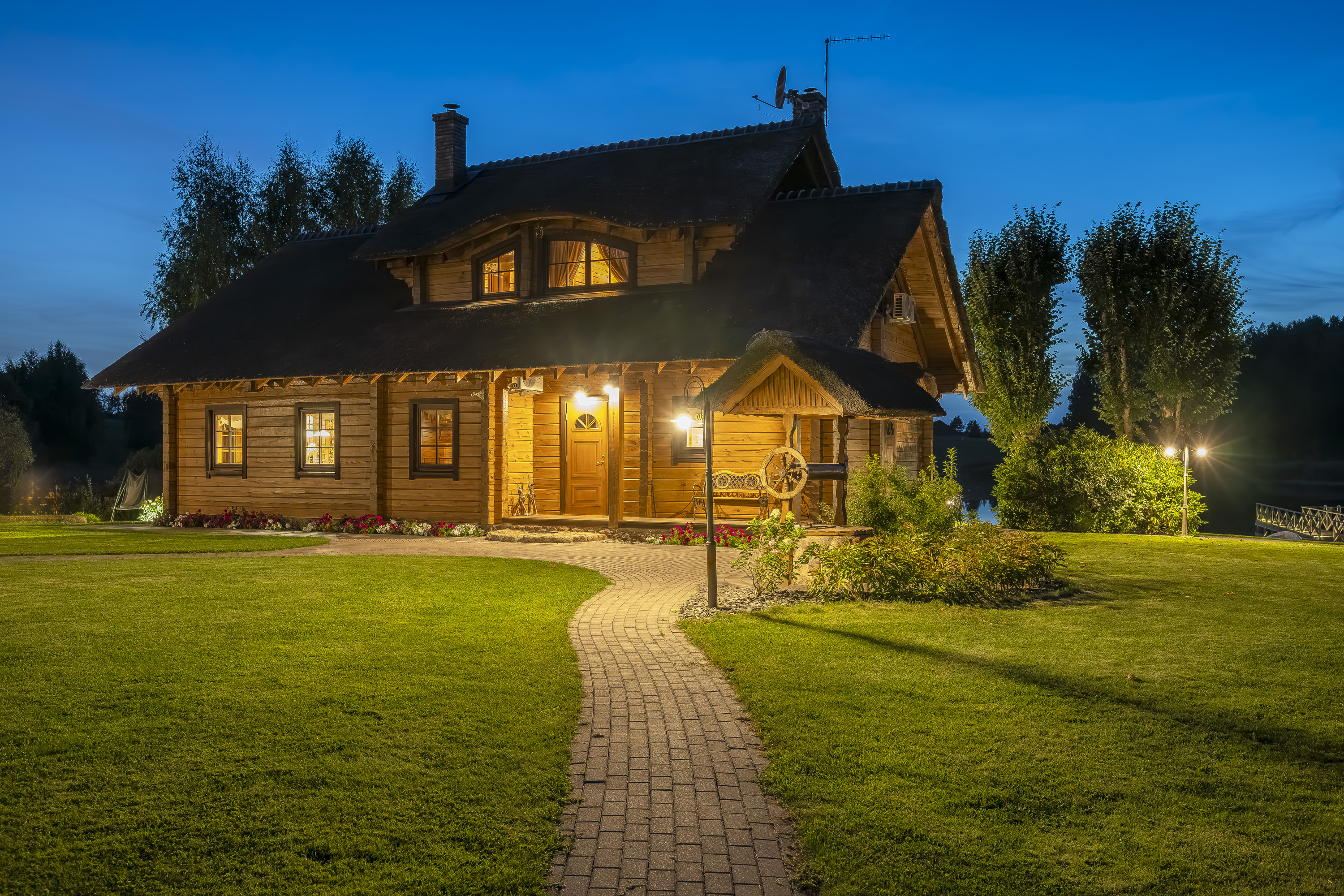  Romantic family homestead with a long lakeside - 物件實景