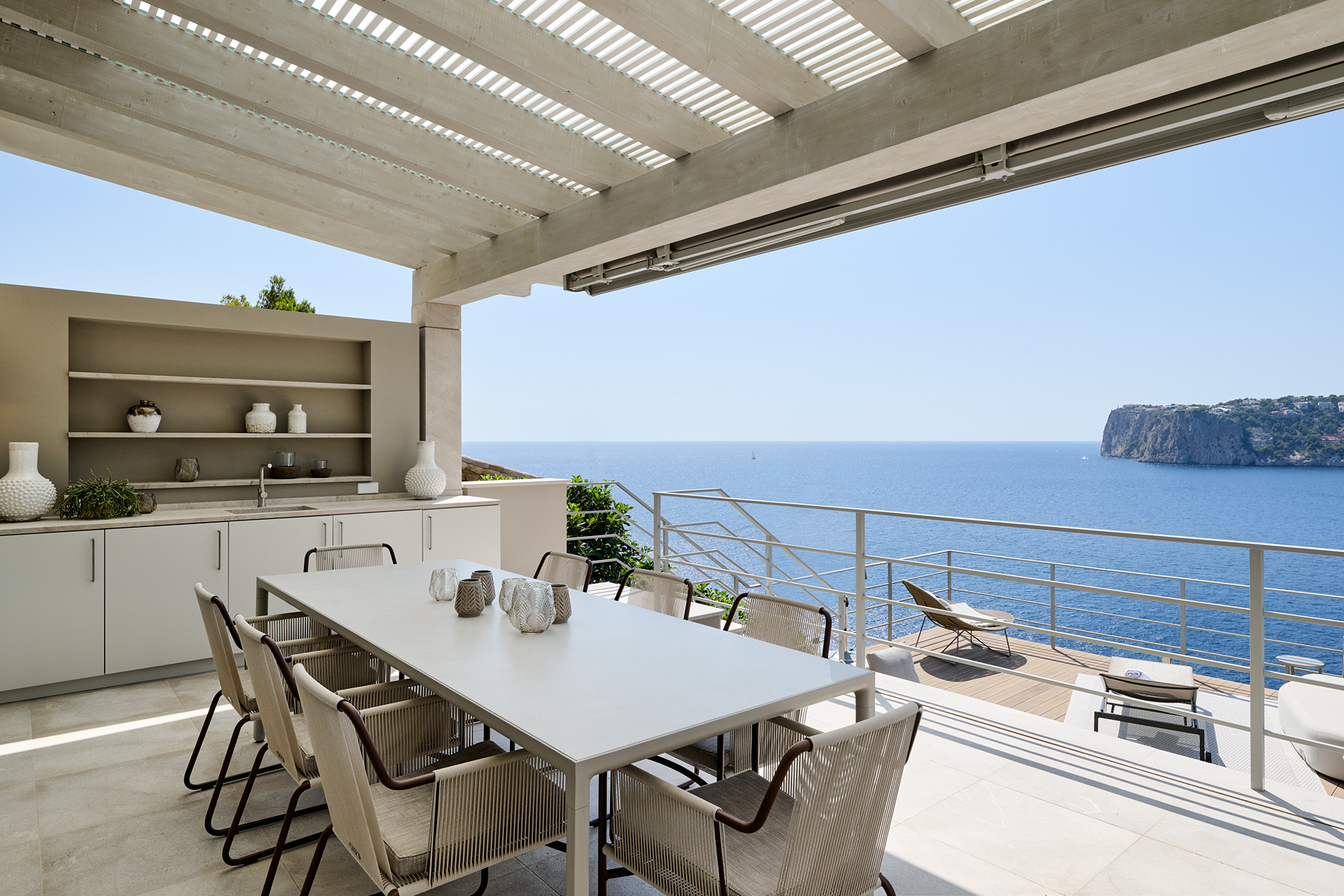  Villa on the first sea line with panoramic views in Andratx - 物件實景