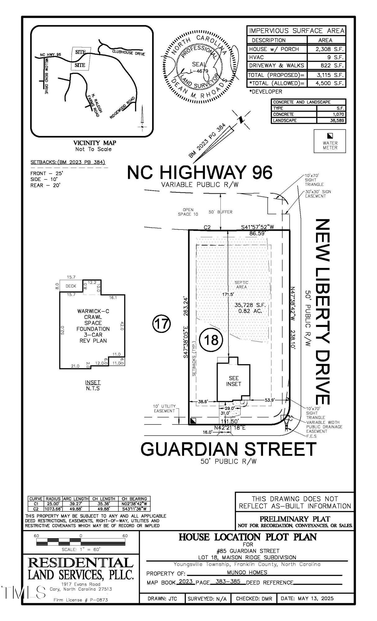 Youngsville, North Carolina, 27596, United States, 4 Bedrooms Bedrooms, ,4 BathroomsBathrooms,Residential,For Sale,1859469