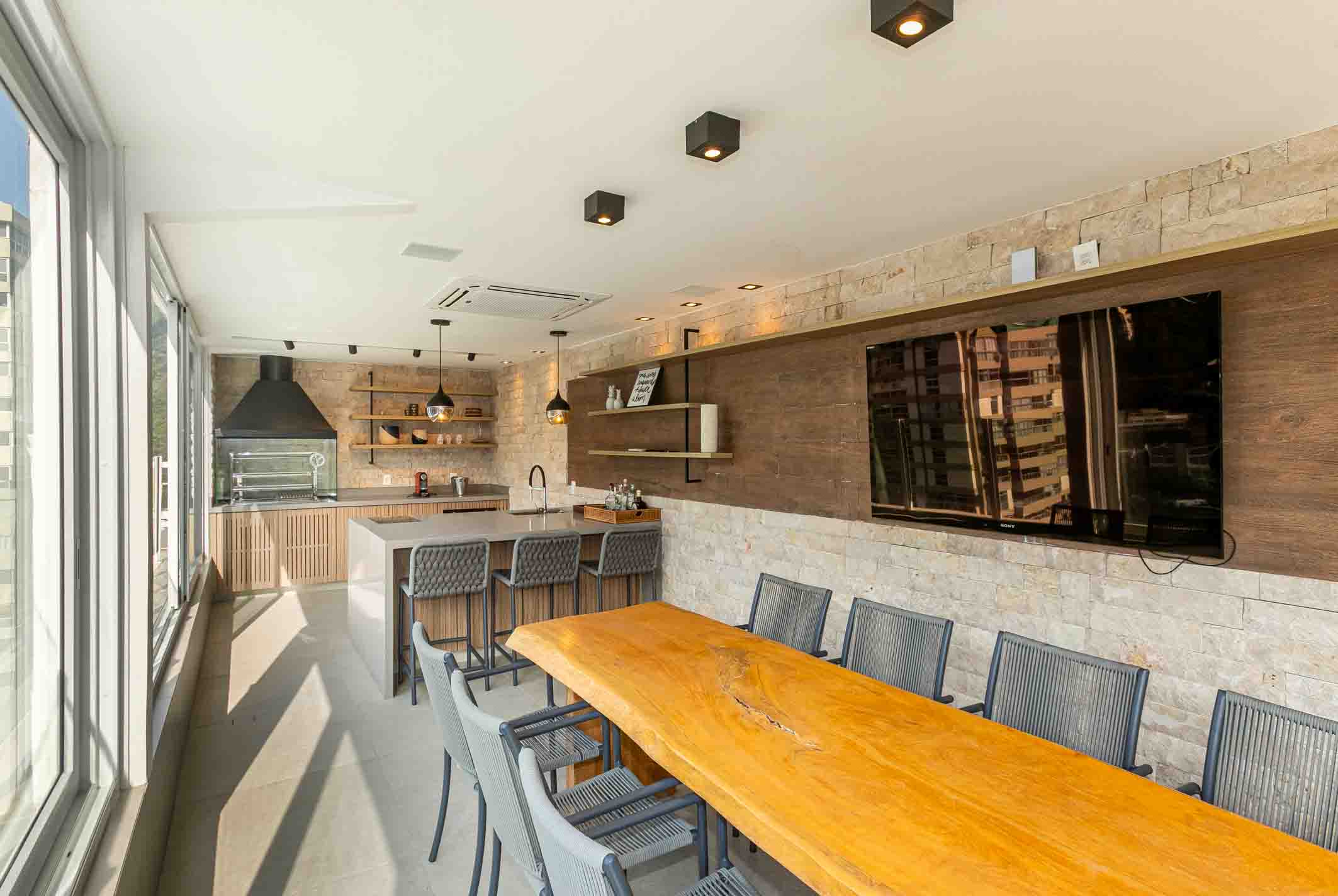  Duplex penthouse with ocean views in São Conrado - 物件實景