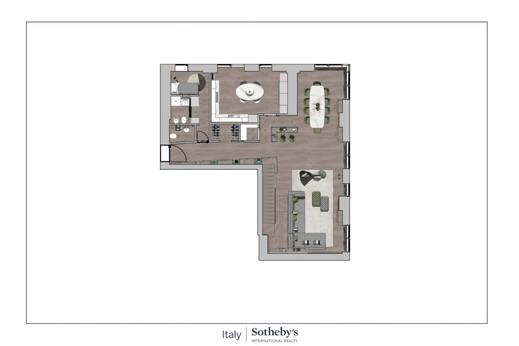 Panoramic Duplex with Terraces within the Torre Aria