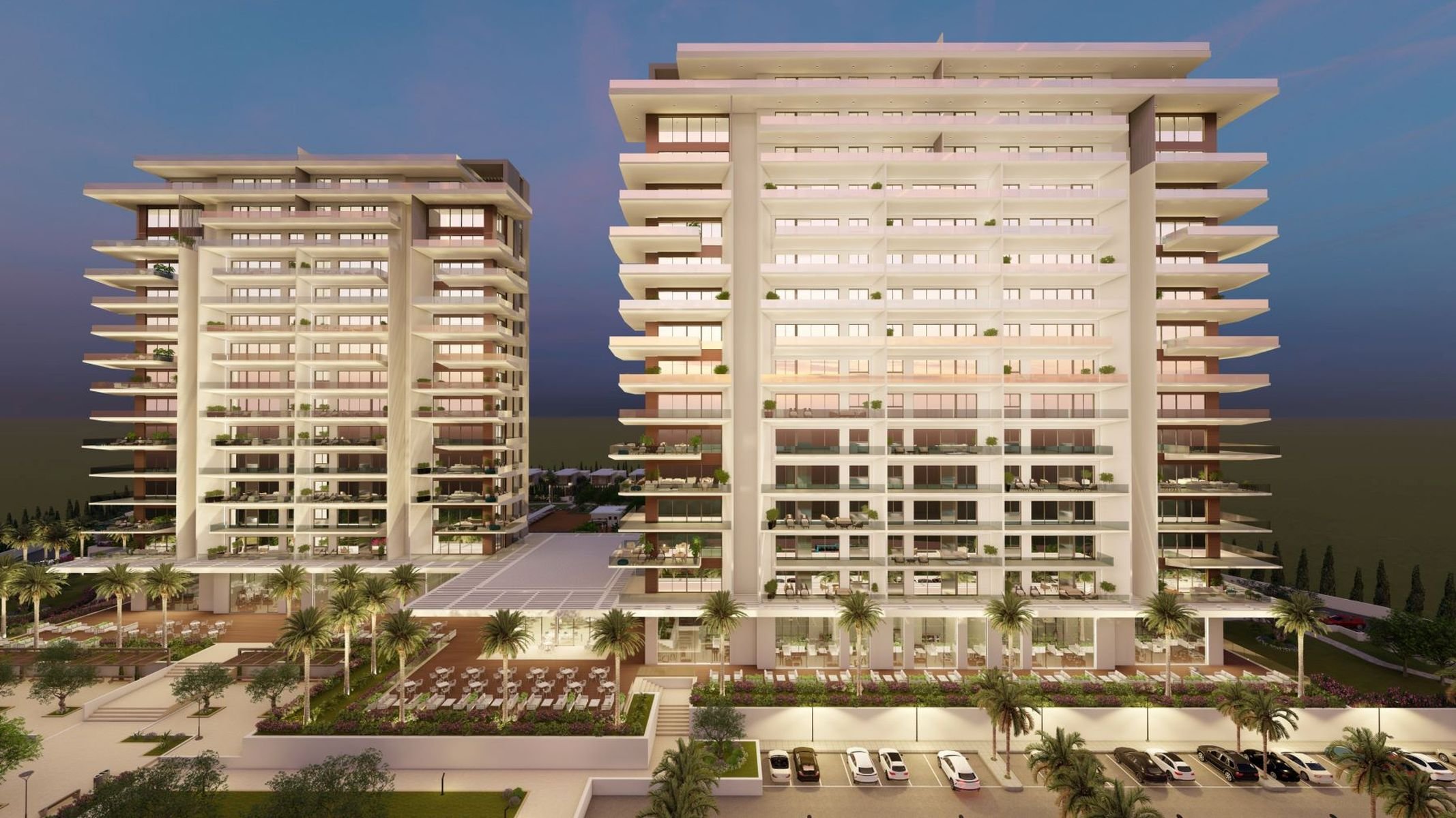  4 Bedroom Apartment with Sweeping Sea Views from the 12th Floor in Pafos - 物件實景