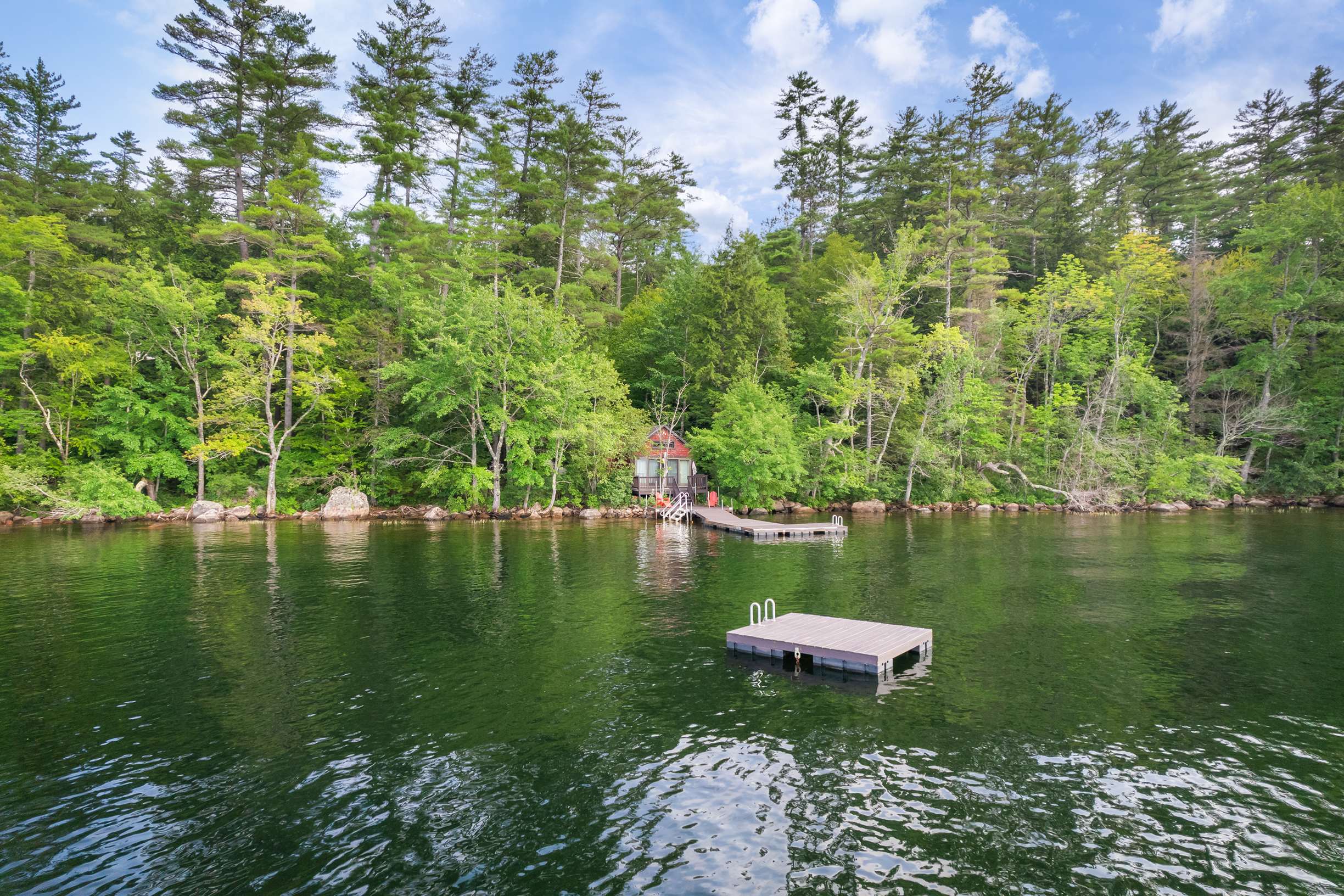  Kezar Lake Contemporary Retreat with Lakeside Boathouse & Dock - 物件實景