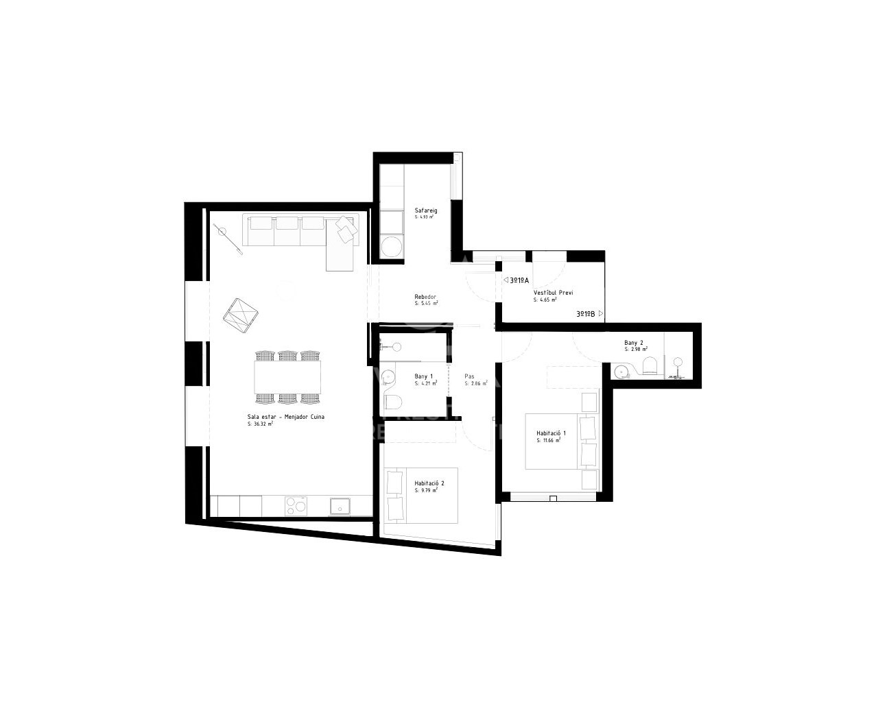 Barcelona, Barcelona, Eixample, La Dreta de l'Eix, Barcelona, Catalonia, ES, 2 Bedrooms Bedrooms, ,2 BathroomsBathrooms,Residential,For Sale,Barcelona, Barcelona, Eixample, La Dreta de l'Eix,1448983