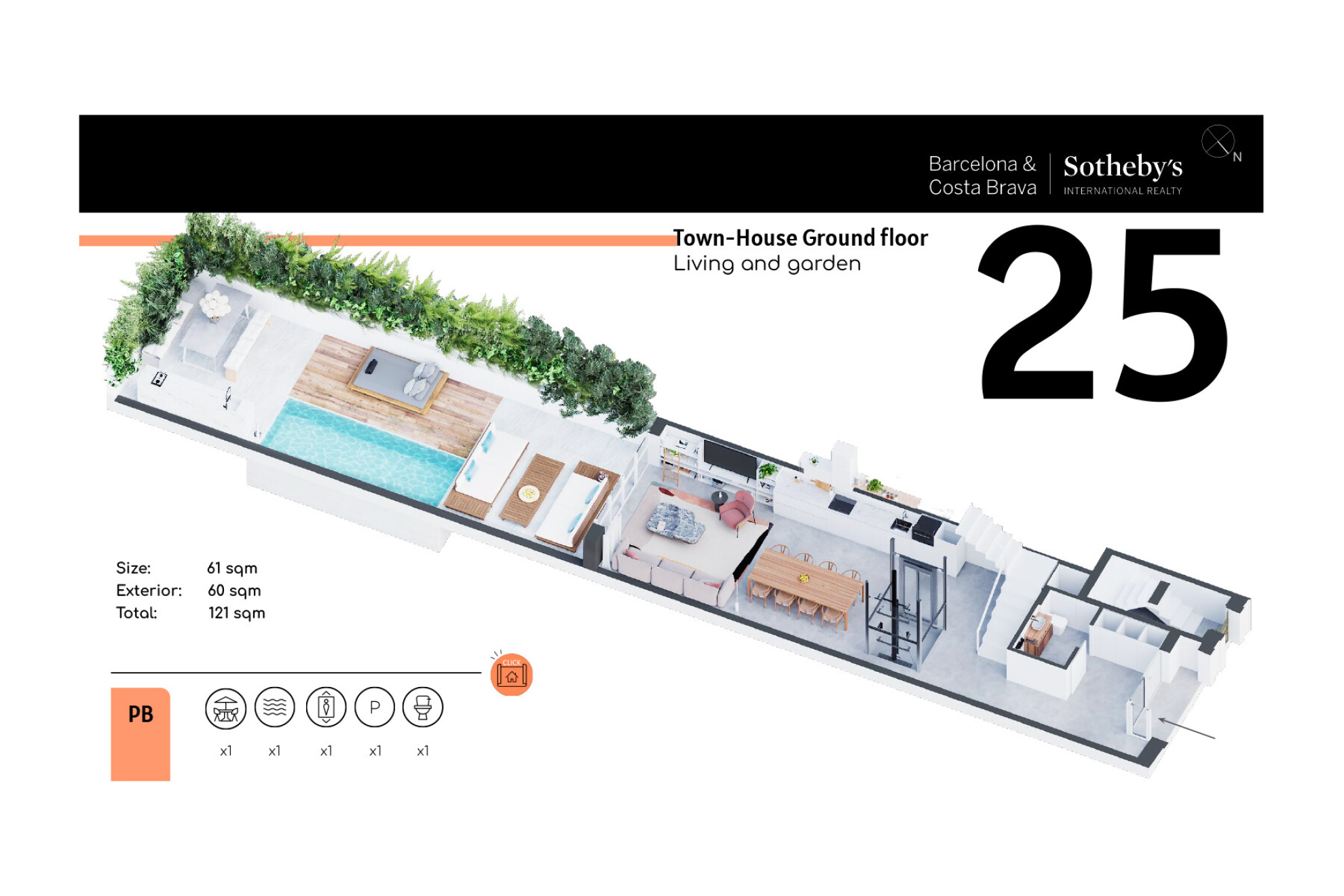  Newly built townhouse with garden and pool in central Poble Nou - 物件實景