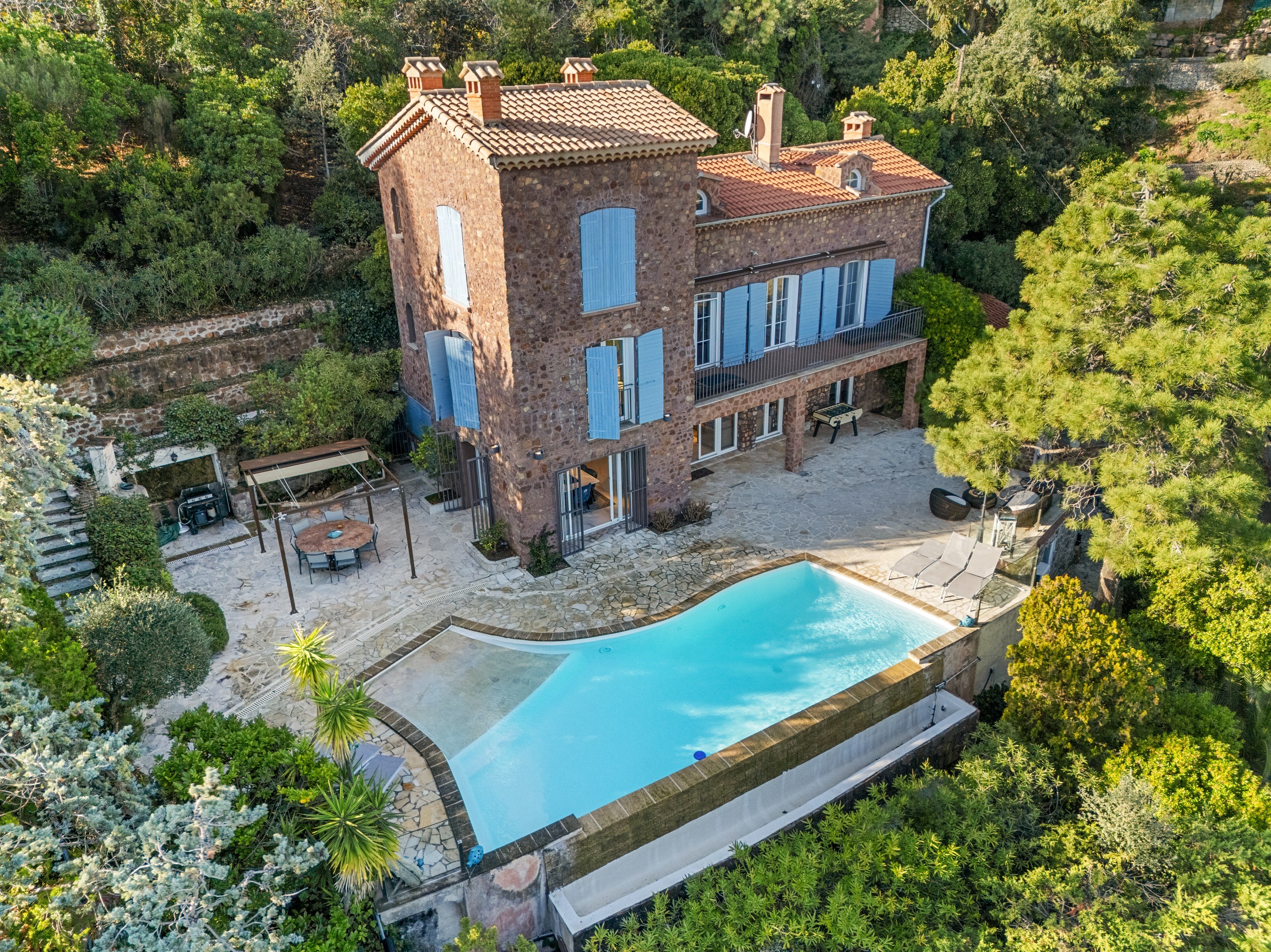  Villa with sea view and private cove in Théoule-sur-Mer - 物件實景