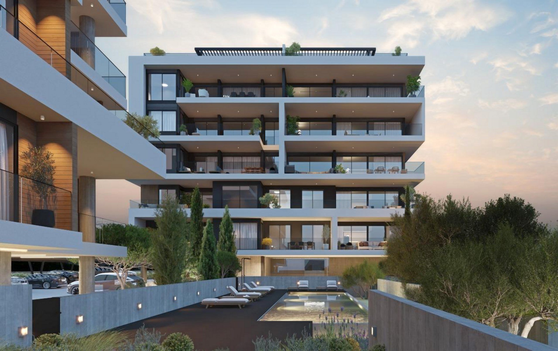  2 Bedroom Modern Sea View Apartment in Agios Athanasios, Limassol - 物件實景