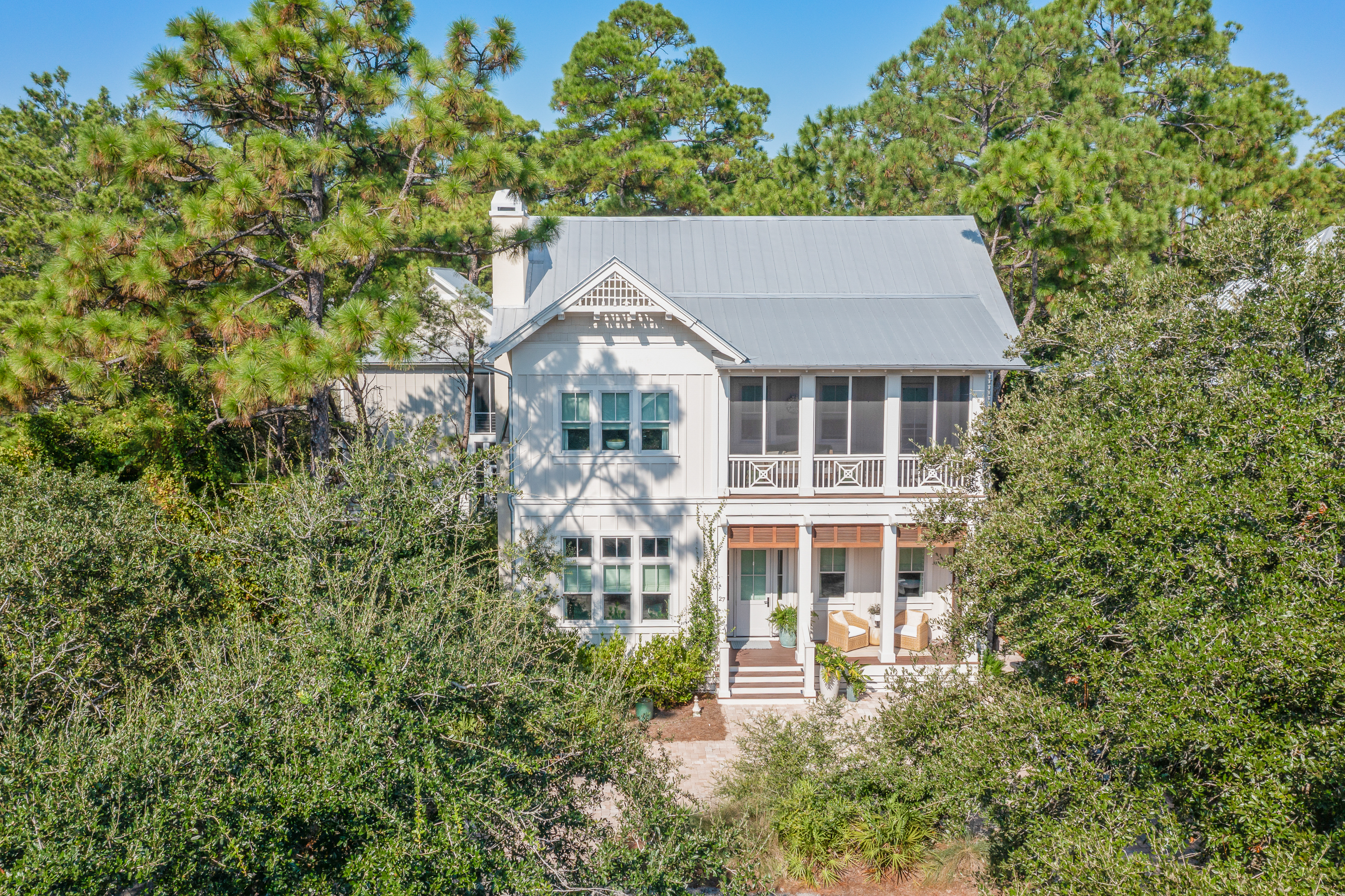  Distinctive Preserve-Backed Seagrove Beach Retreat Near the Gulf - 物件實景