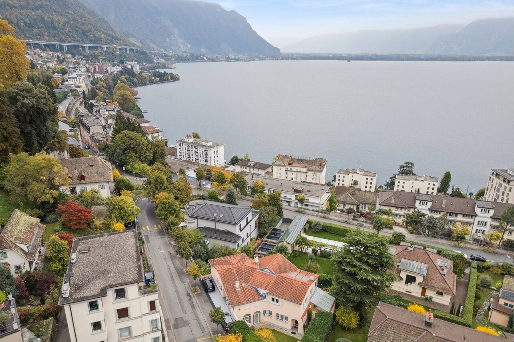  Stunning view - Beautiful 3.5-room apartment near downtown Montreux - 物件實景