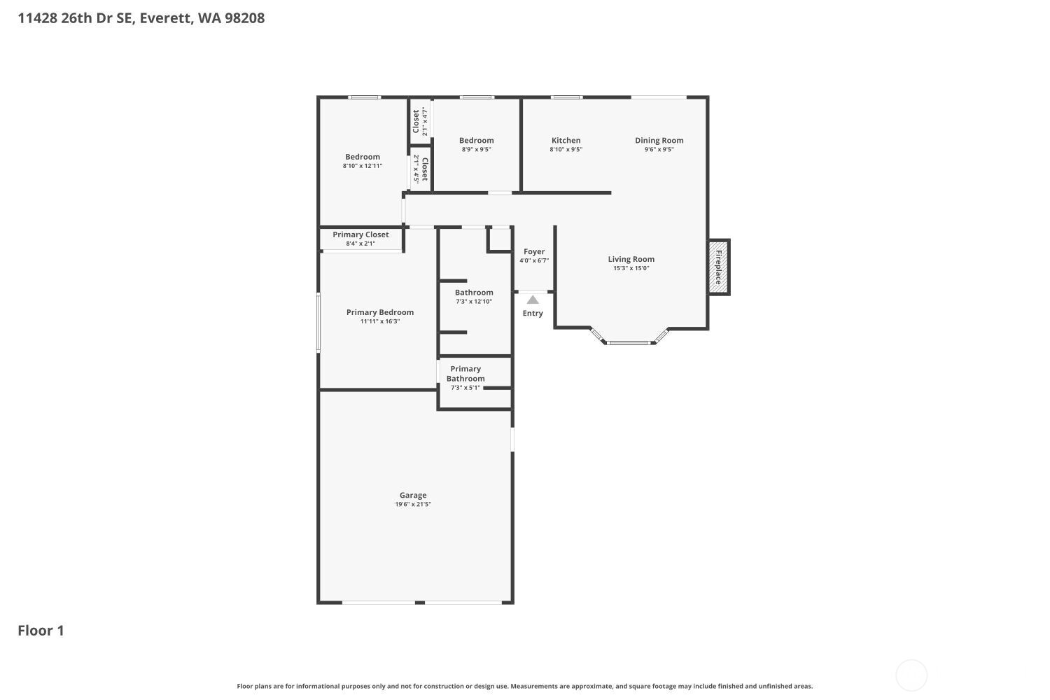 Everett, Washington, 98208, United States, 3 Bedrooms Bedrooms, ,1 BathroomBathrooms,Residential,For Sale,2036475