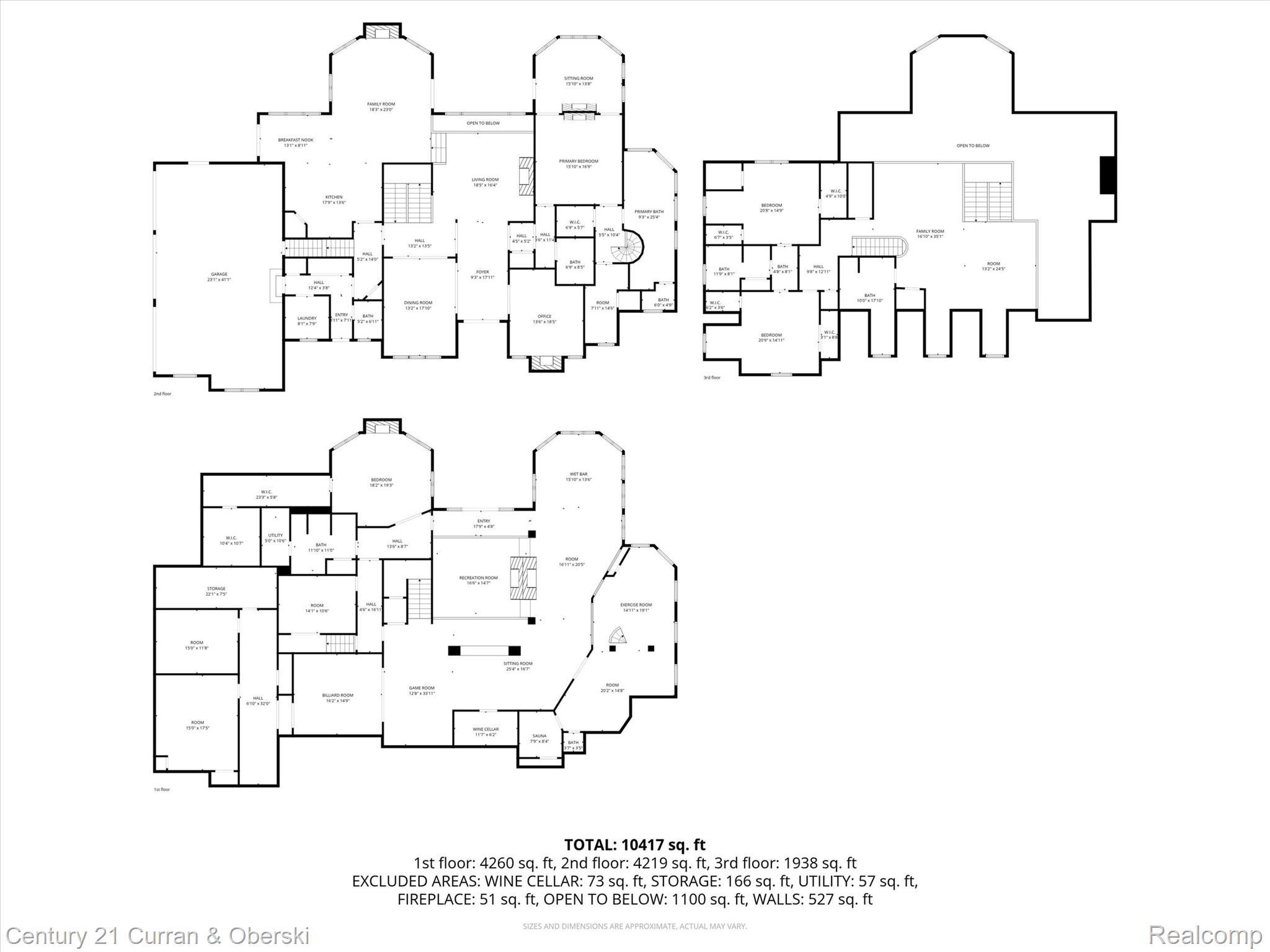 Northville, Michigan, 48168, United States, 4 Bedrooms Bedrooms, ,7 BathroomsBathrooms,Residential,For Sale,2038864