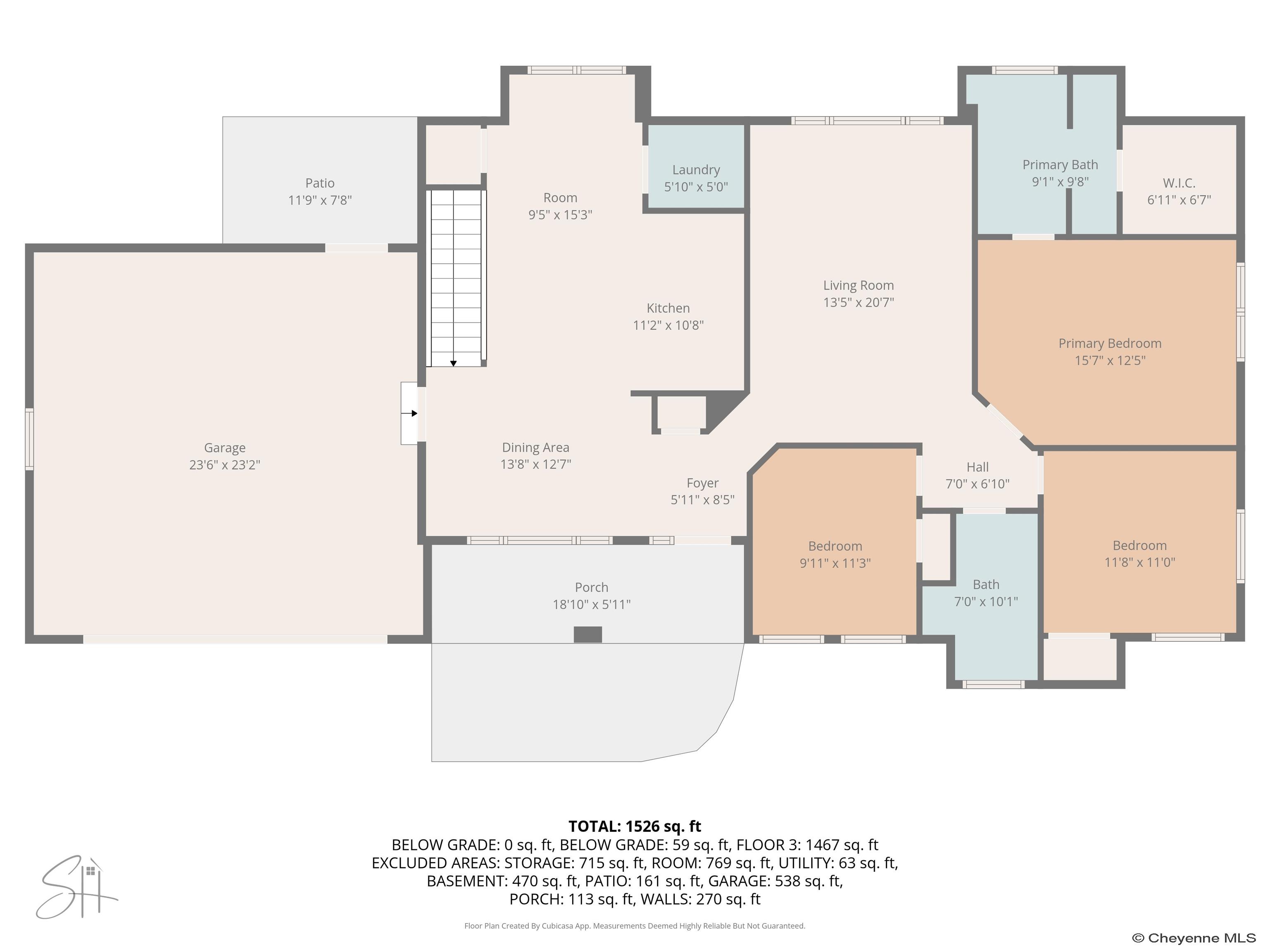 Cheyenne, Wyoming, 82009, United States, 3 Bedrooms Bedrooms, ,3 BathroomsBathrooms,Residential,For Sale,1968825