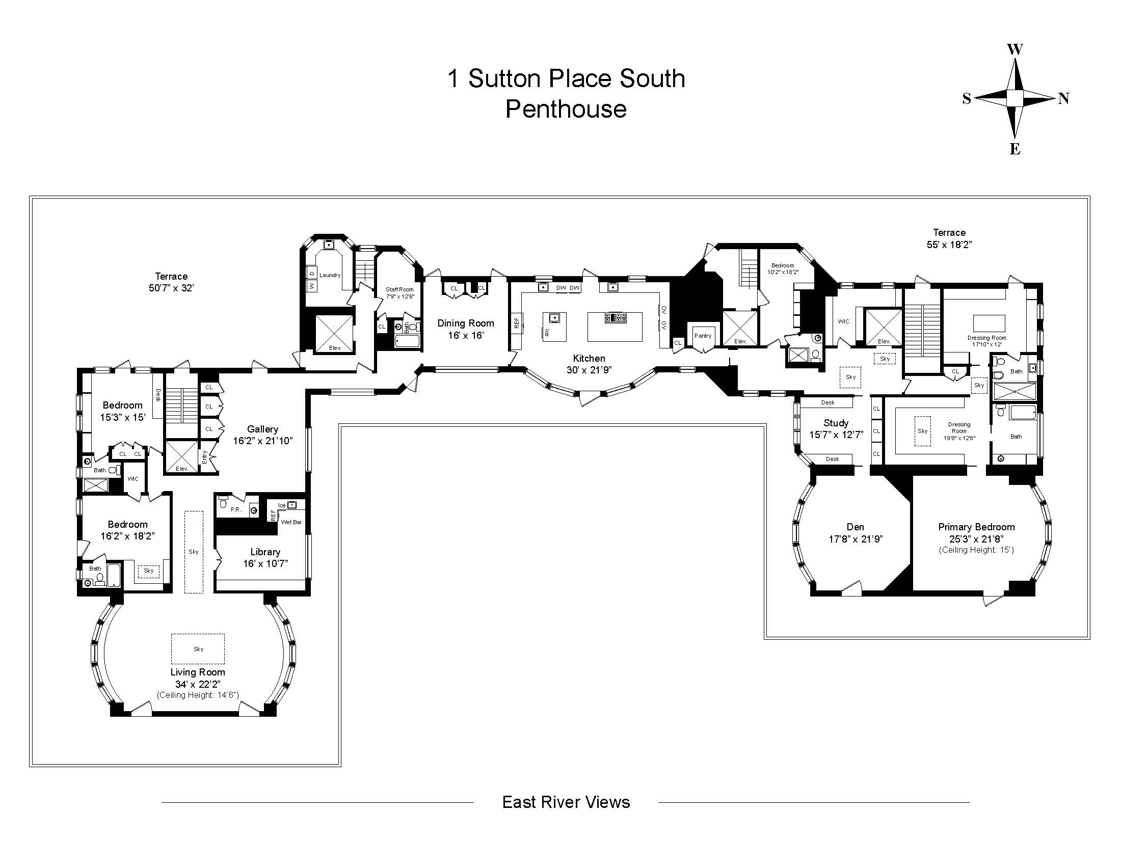  1 Sutton Place South - 物件實景