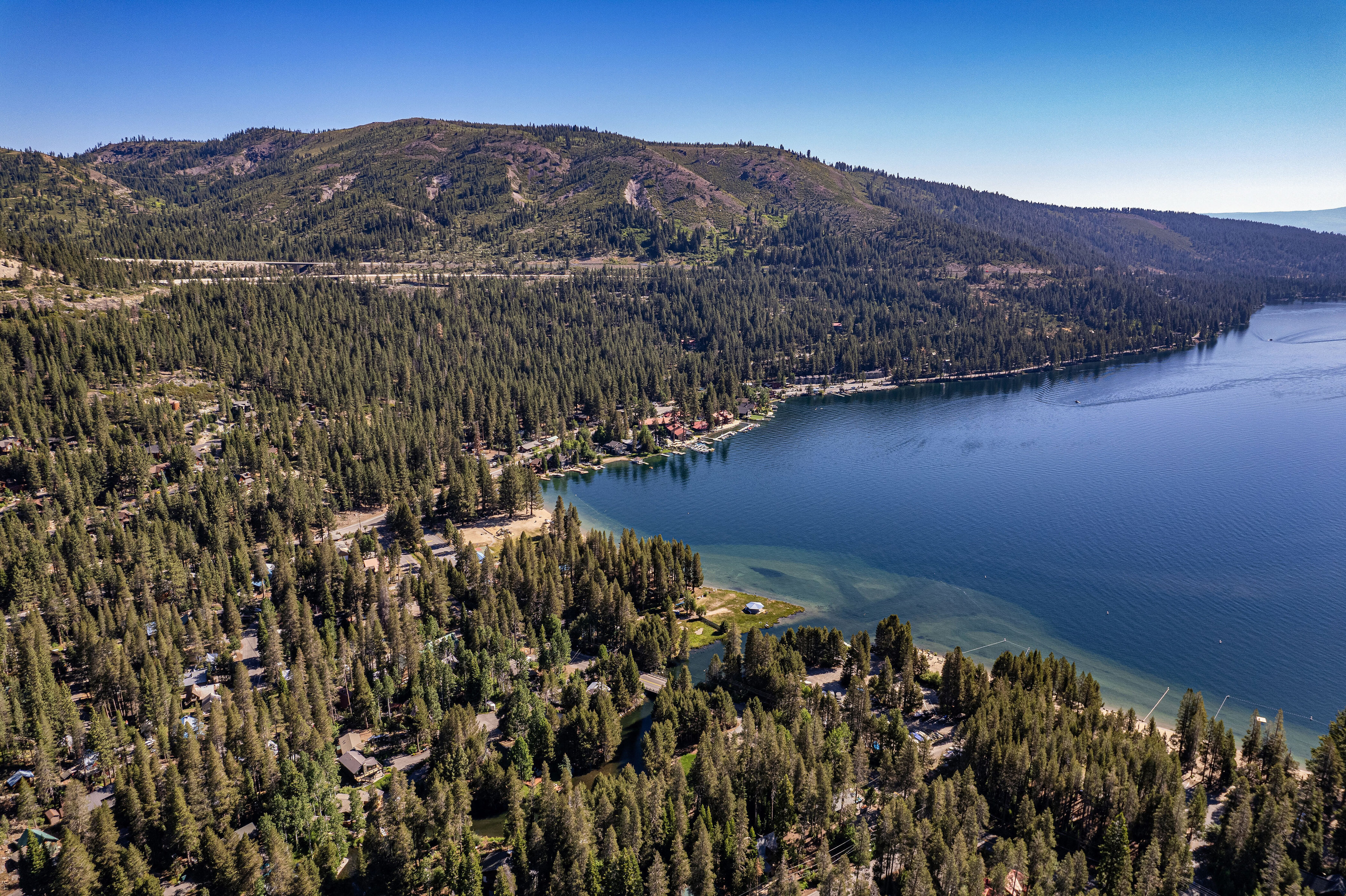  Rare sunny, flat parcel across from Donner Lake