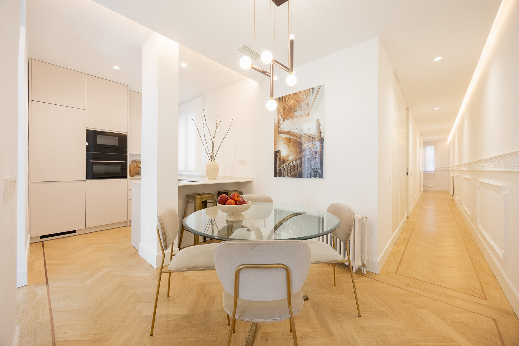  Quiet and bright flat in classic building in Recoletos, Madrid - 物件實景