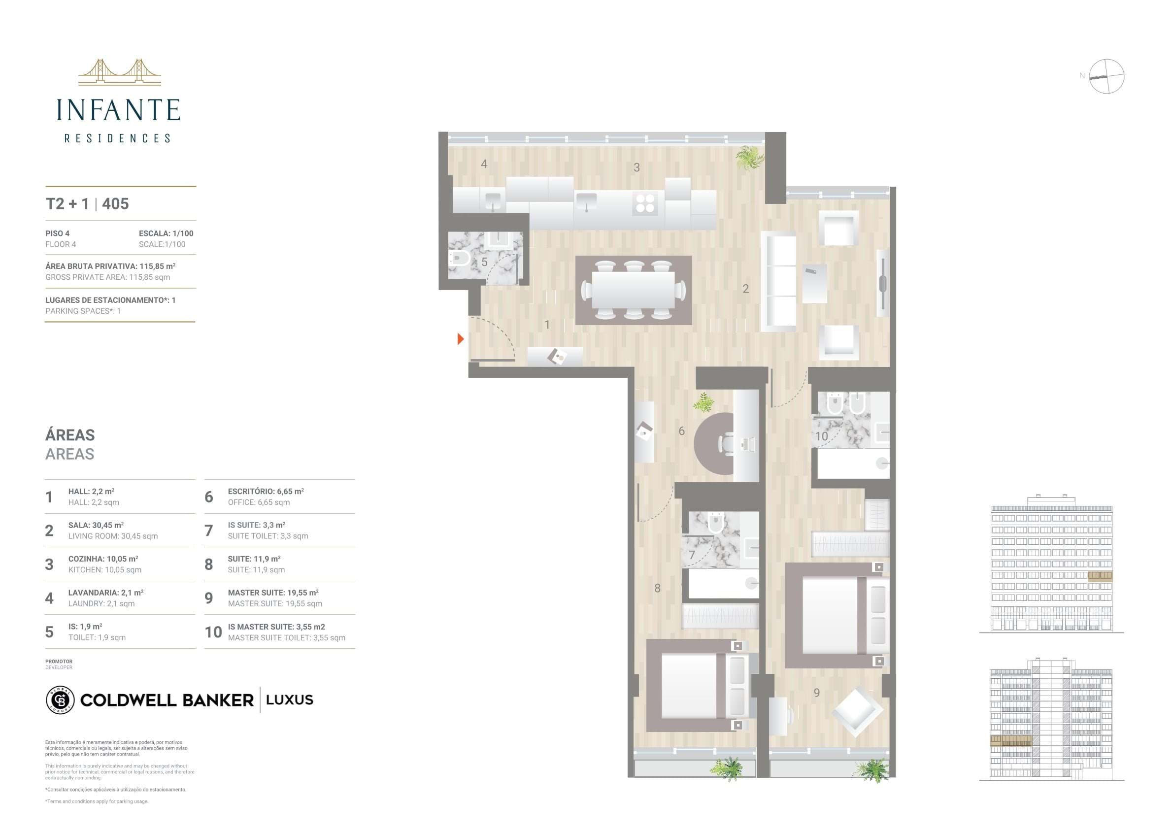 Lisboa, Lisbon, 1350-179, PT, 2 Bedrooms Bedrooms, ,3 BathroomsBathrooms,Residential,For Sale,1699088