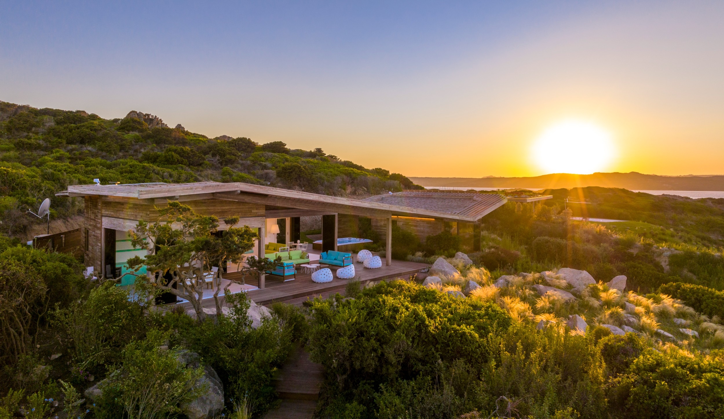  FOR SALE : Exceptional contemporary property - Panoramic sea view - Cavallo isl… - 物件實景