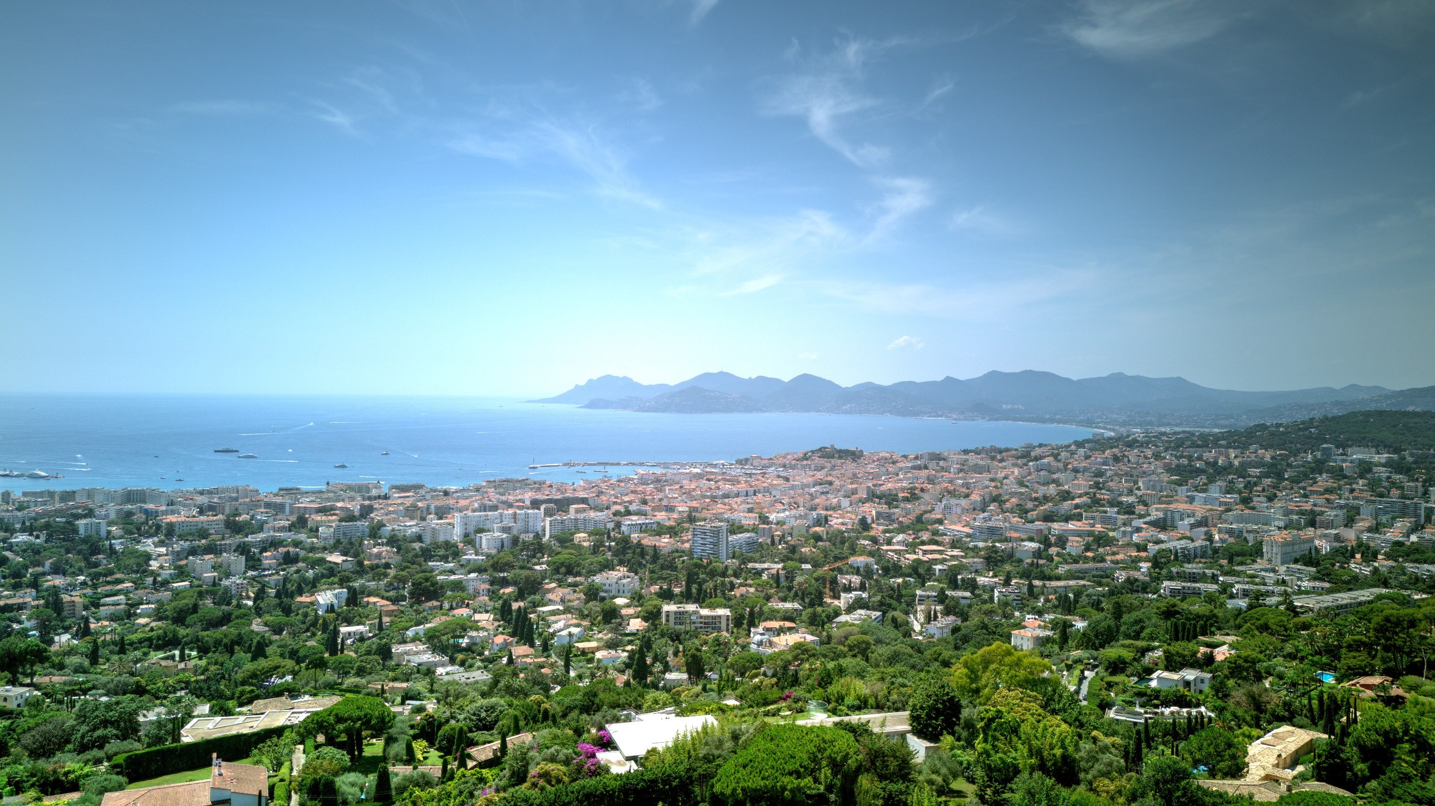  Cannes Californie luxury villa for sale with panoramic sea views, guest house a… - 物件實景