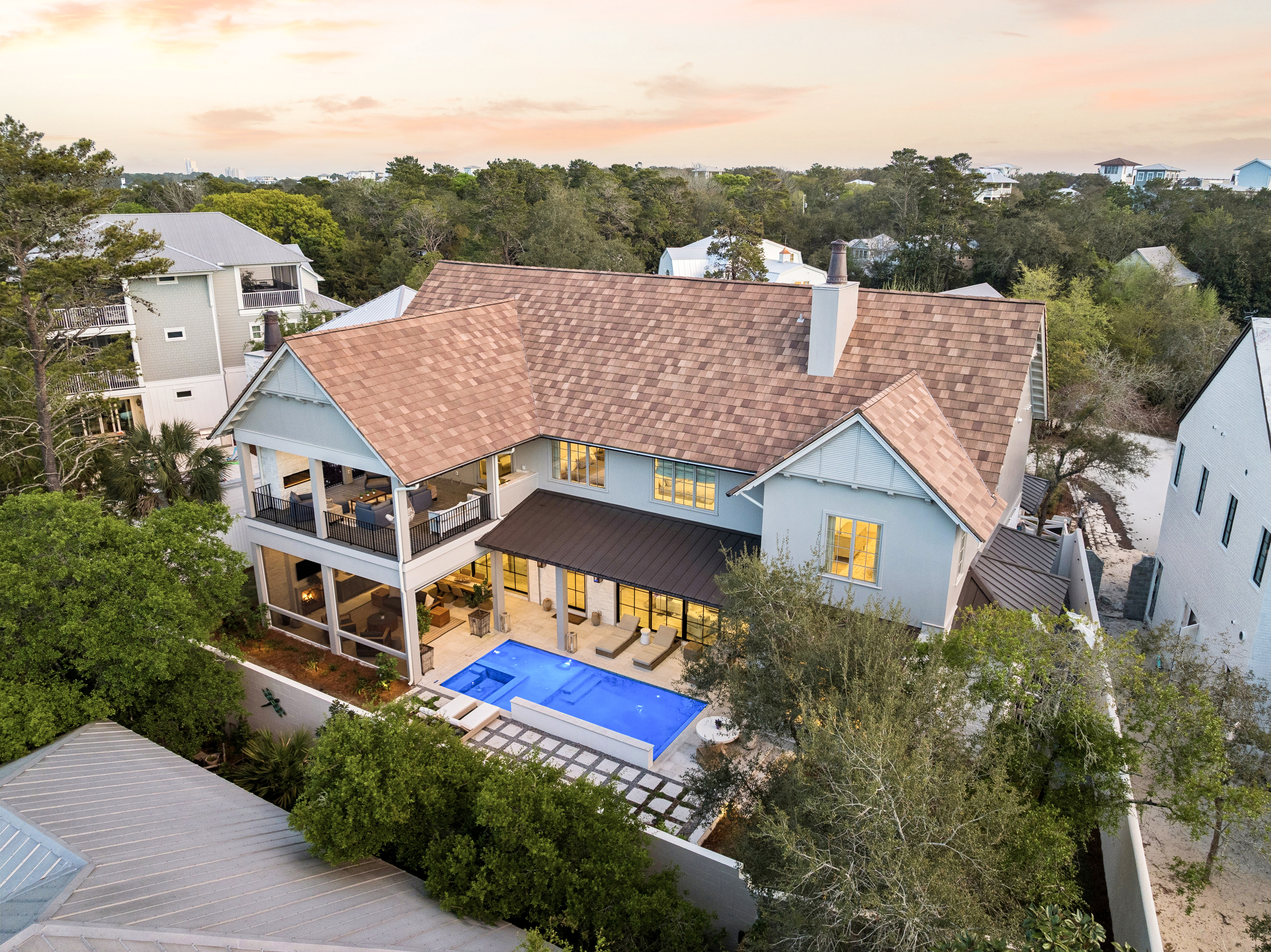  Private Gated 30A Estate with Guest Suite, Pool  & Summer Kitchen - 物件實景