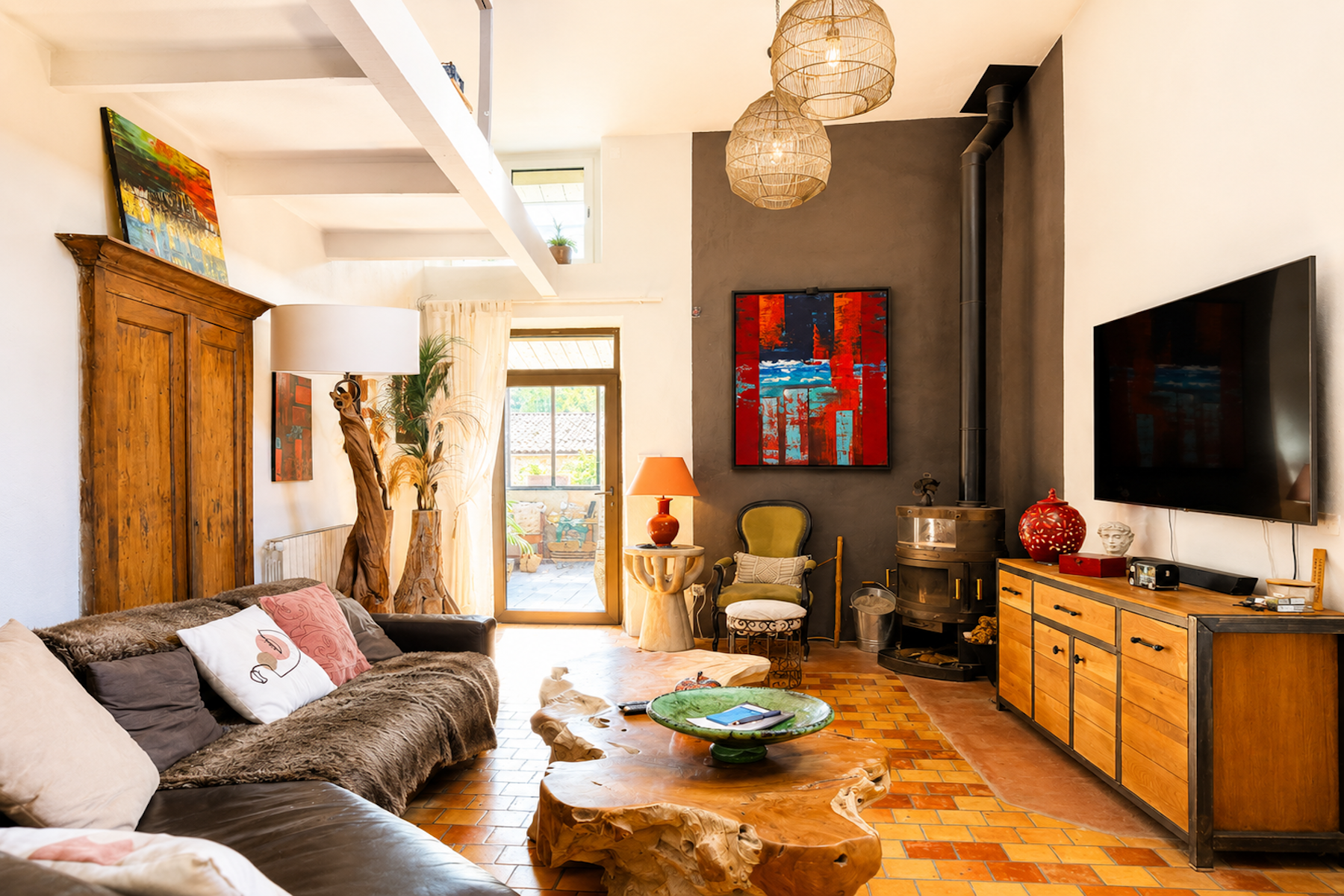 La Roque-sur-Cèze – Exceptional Stone Property in One of France