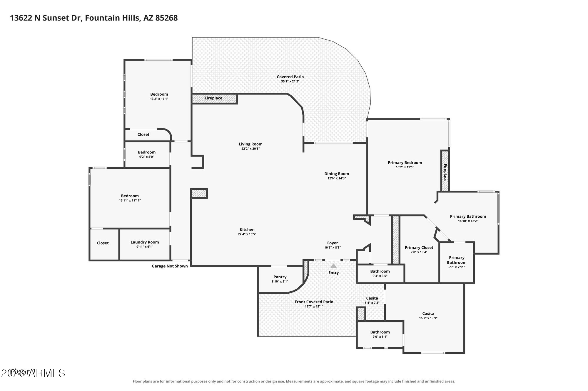  13622 N Sunset Drive¦Fountain Hills, AZ - 物件實景