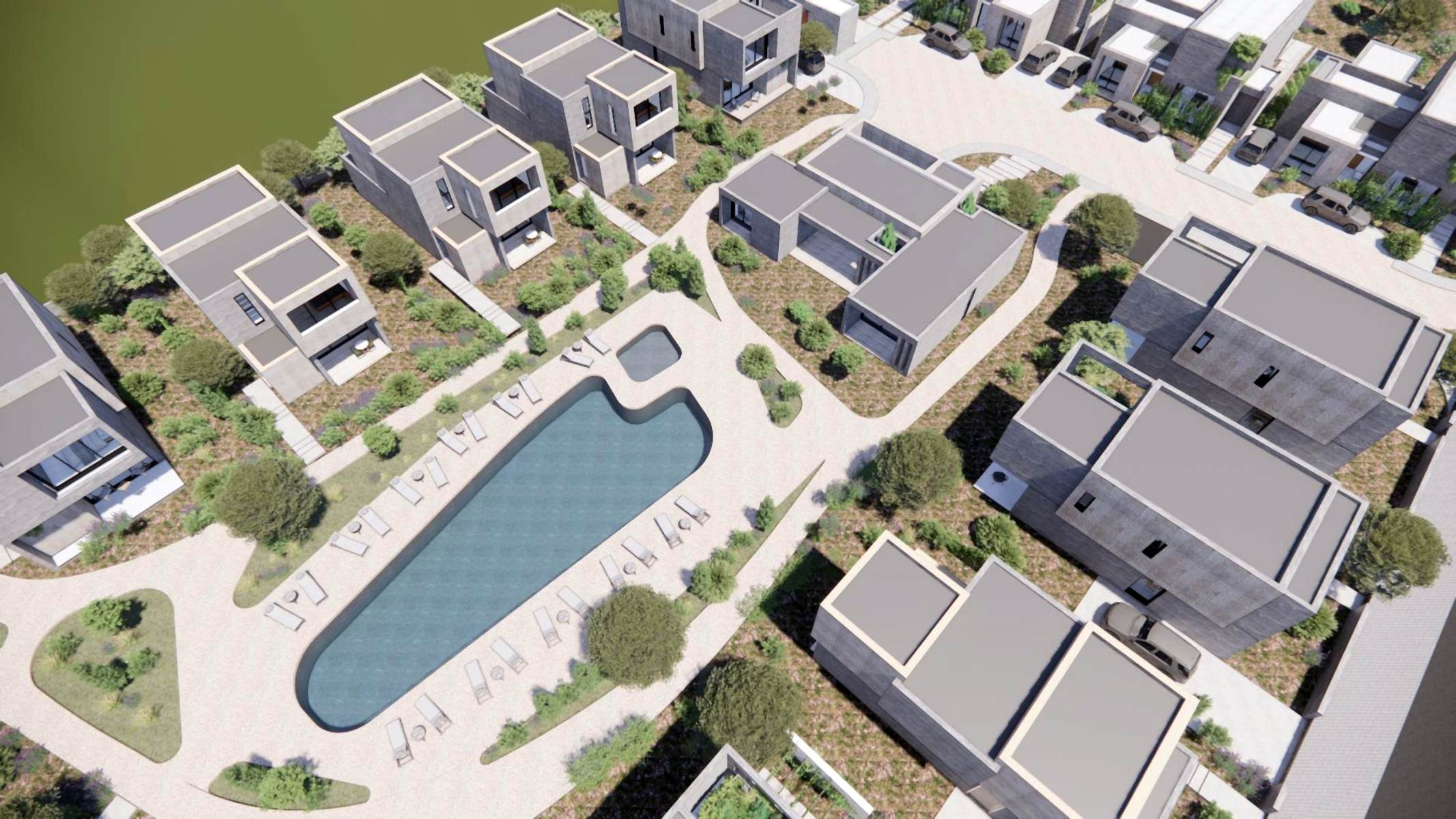 Three Bedroom Modern VIlla in Pafos - 物件實景
