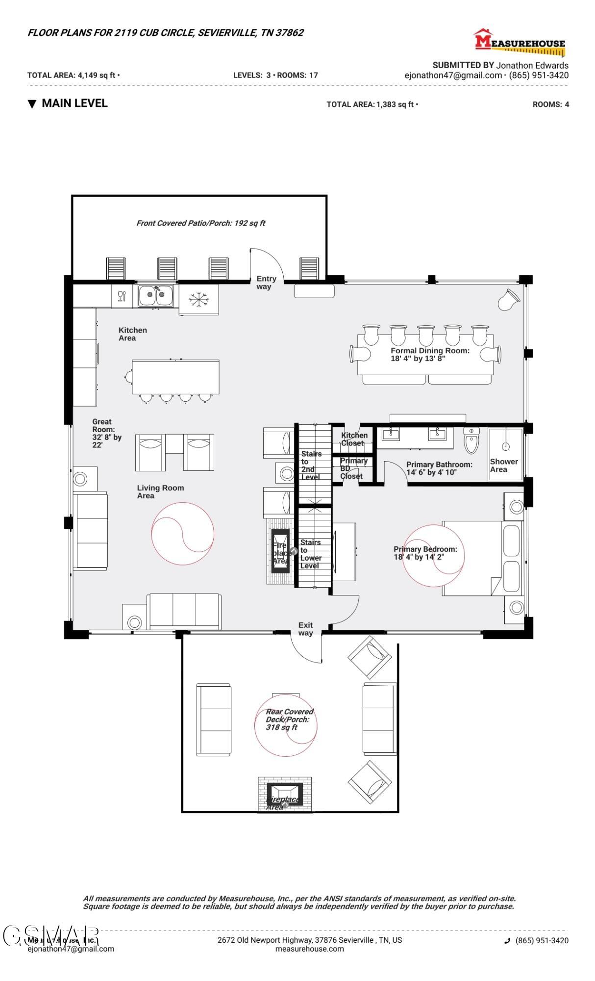Sevierville, Tennessee, 37862, United States, 5 Bedrooms Bedrooms, ,5 BathroomsBathrooms,Residential,For Sale,2008857