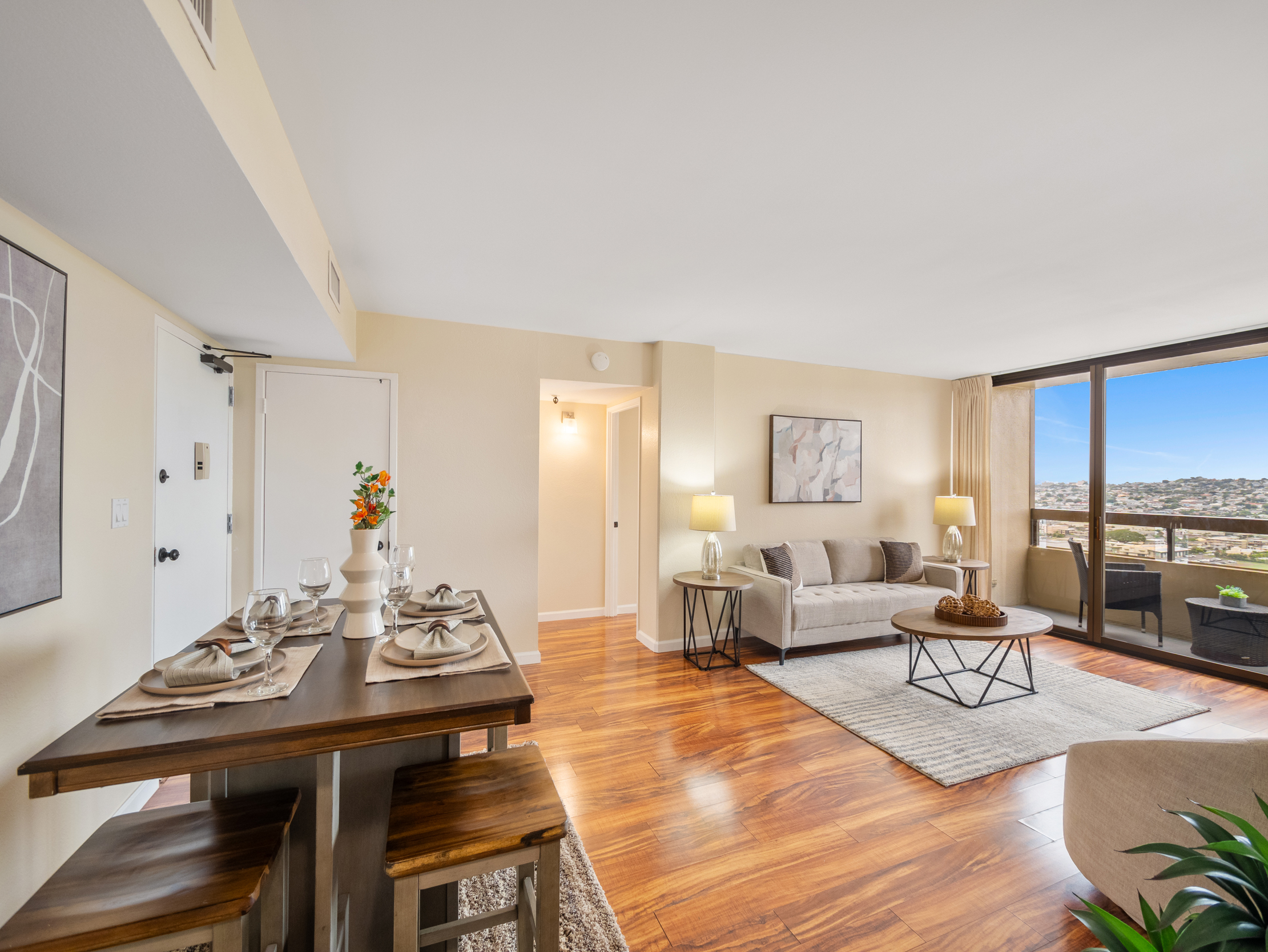  Iolani Court Plaza, City, Diamond Head, Mountain, Ocean, Sunrise views - 物件實景