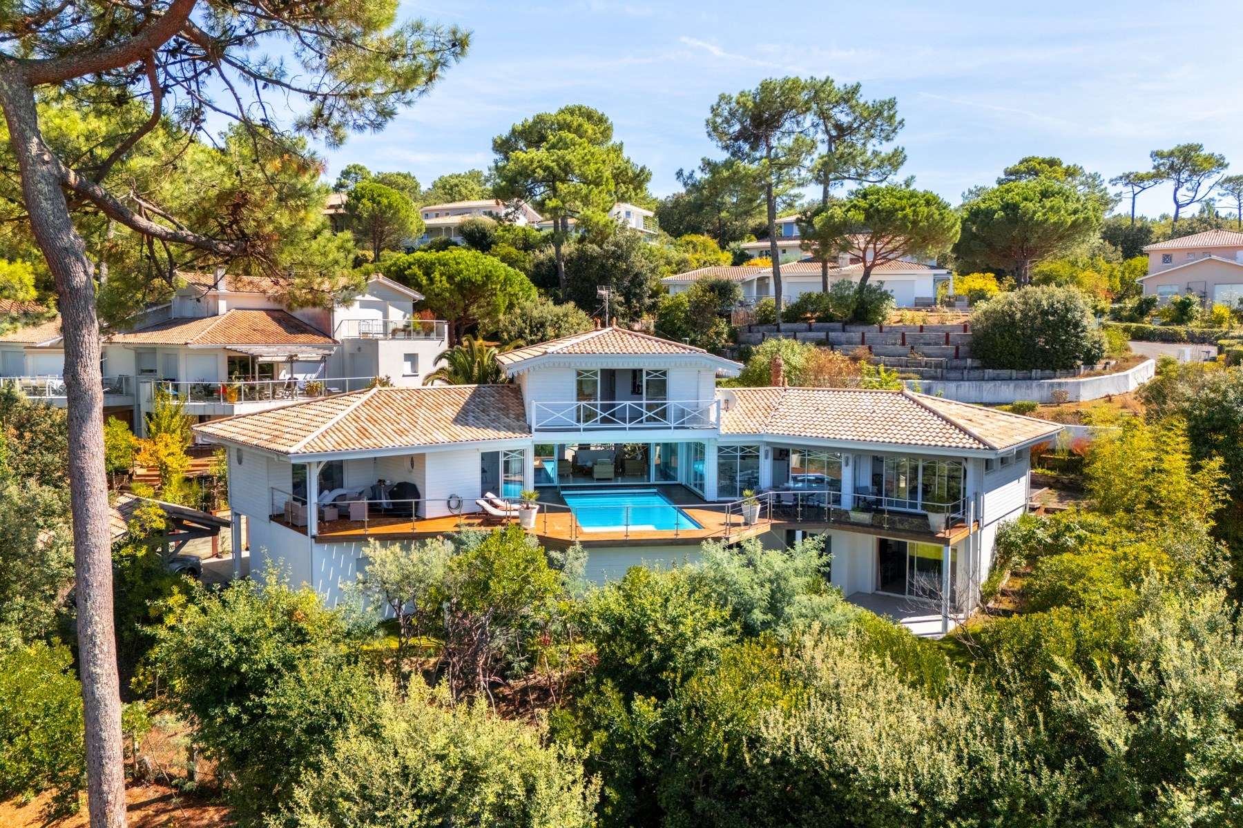  ARCHITECT VILLA WITH SEA VIEW IDEALLY LOCATED IN PYLA - 物件實景