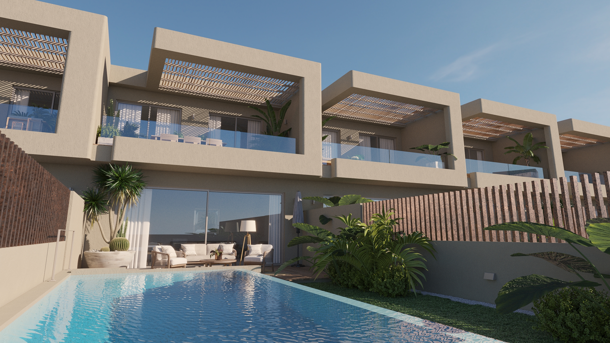  Contemporary villa with sea views in Rokabella, South Tenerife - 物件實景