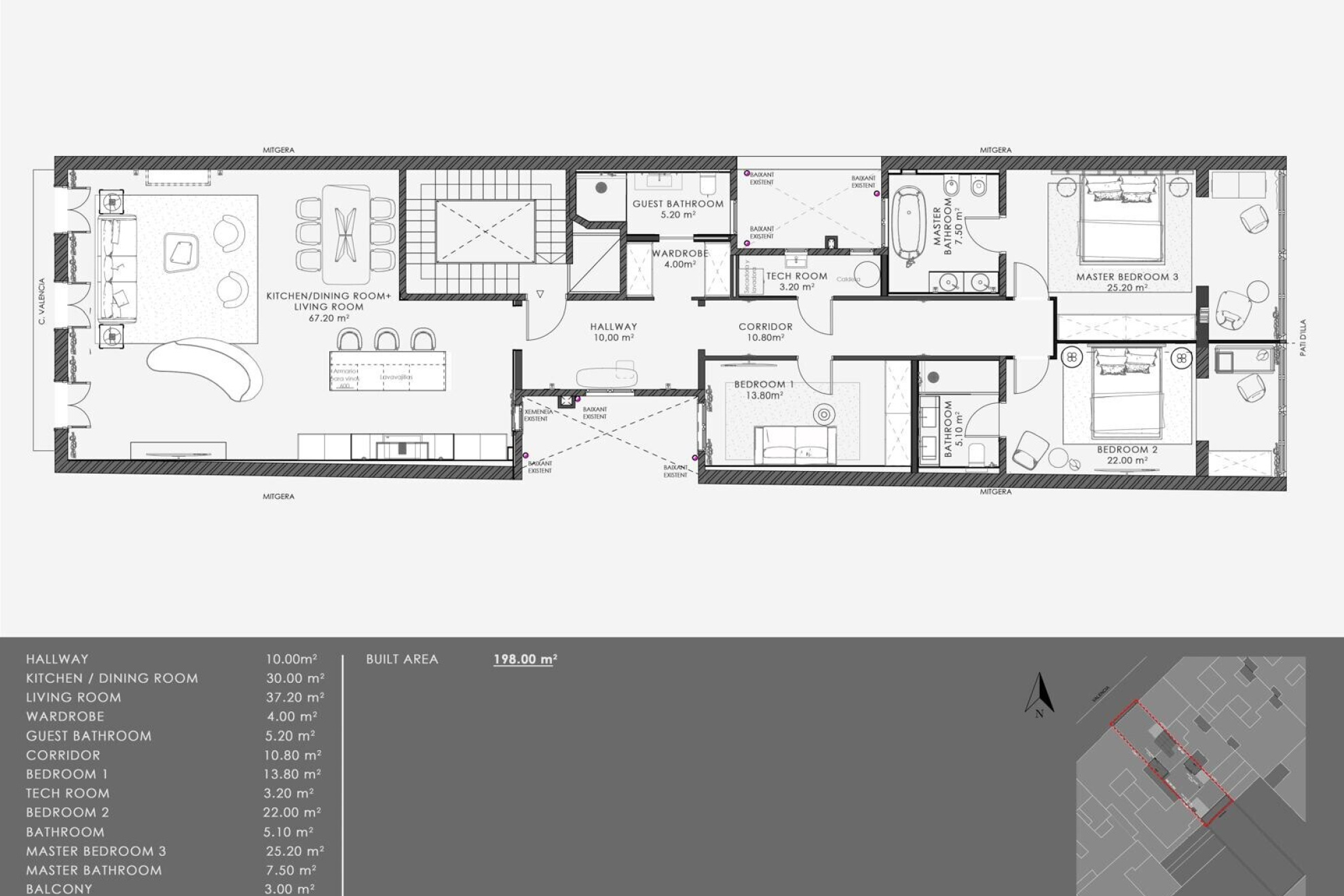  Brand new designer penthouse with views of Paseo de Gracia - 物件實景