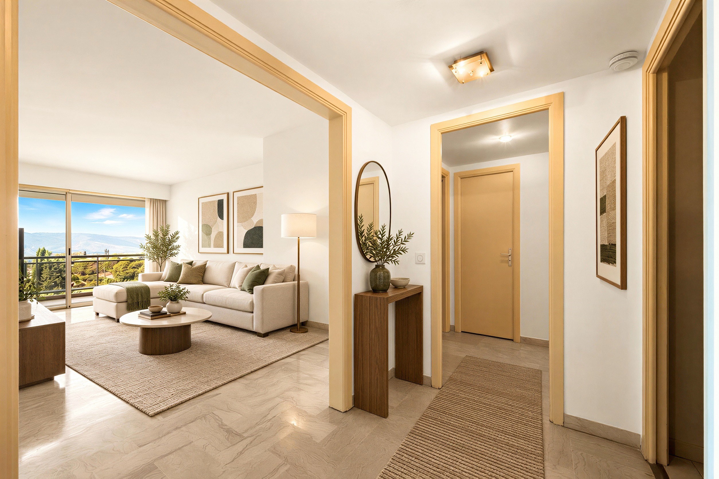  LE CANNET RESIDENTIEL-ELEGANT TWO BEDROOM APARTMENT TO RENOVATE WITH SEA AND ES… - 物件實景