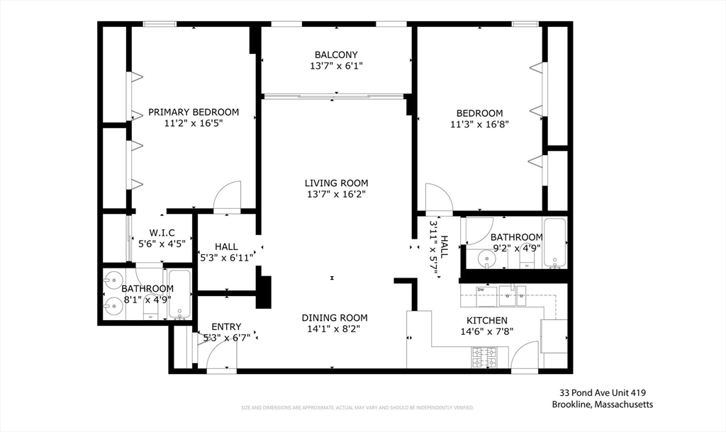 Brookline, Massachusetts, 02445, United States, 2 Bedrooms Bedrooms, ,2 BathroomsBathrooms,Residential,For Sale,1806291
