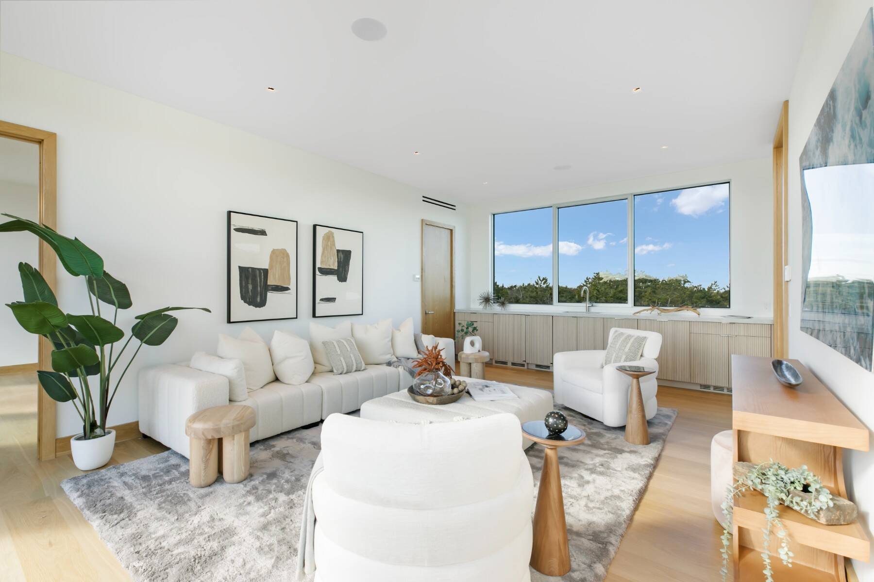 BRAND NEW MODERN OCEANFRONT w/ POOL on 2.6 ACRES IN AMAGANSETT - 物件實景