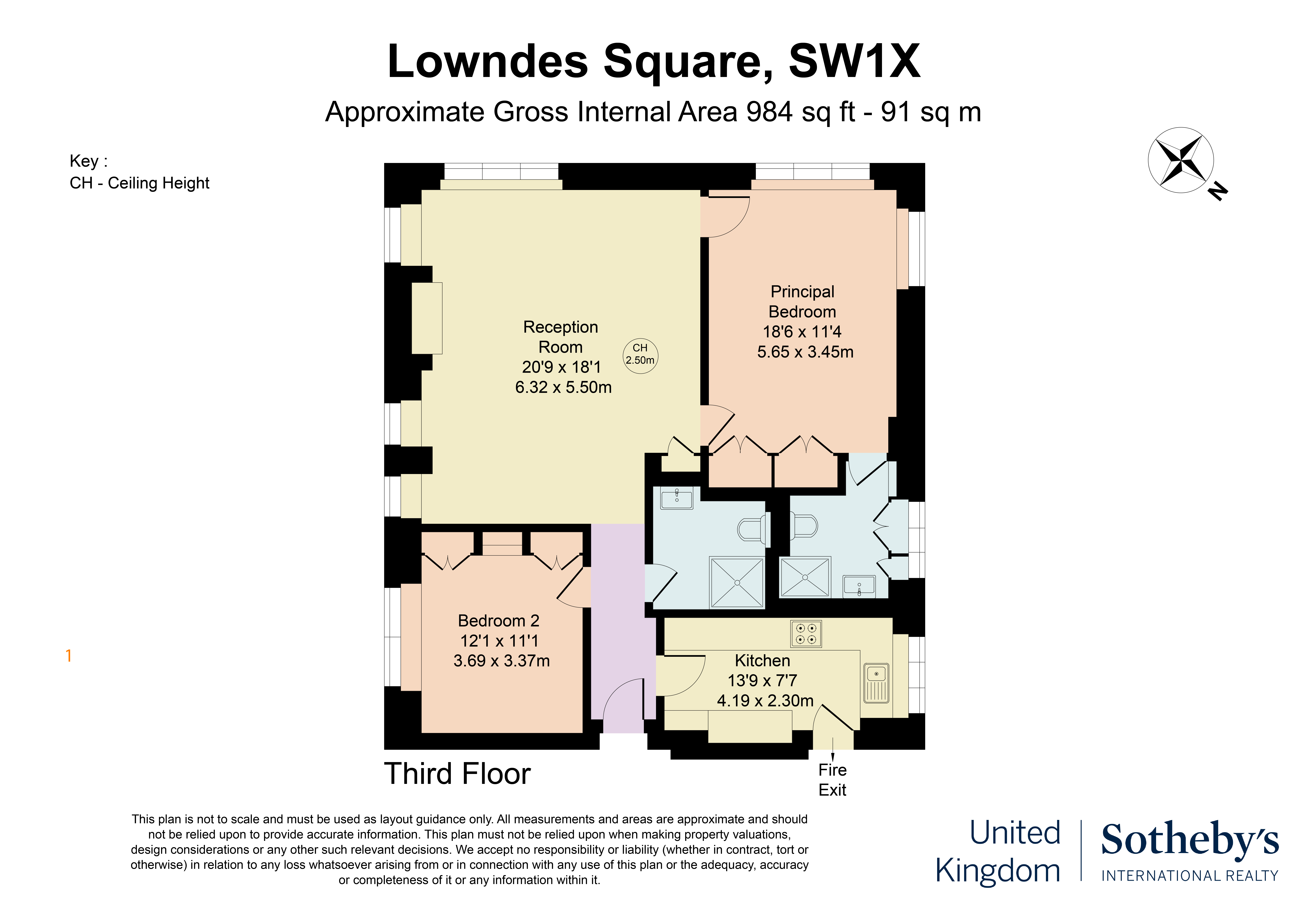  A Newly Refurbished Two-Bedroom Apartment on Lowndes Square - 物件實景