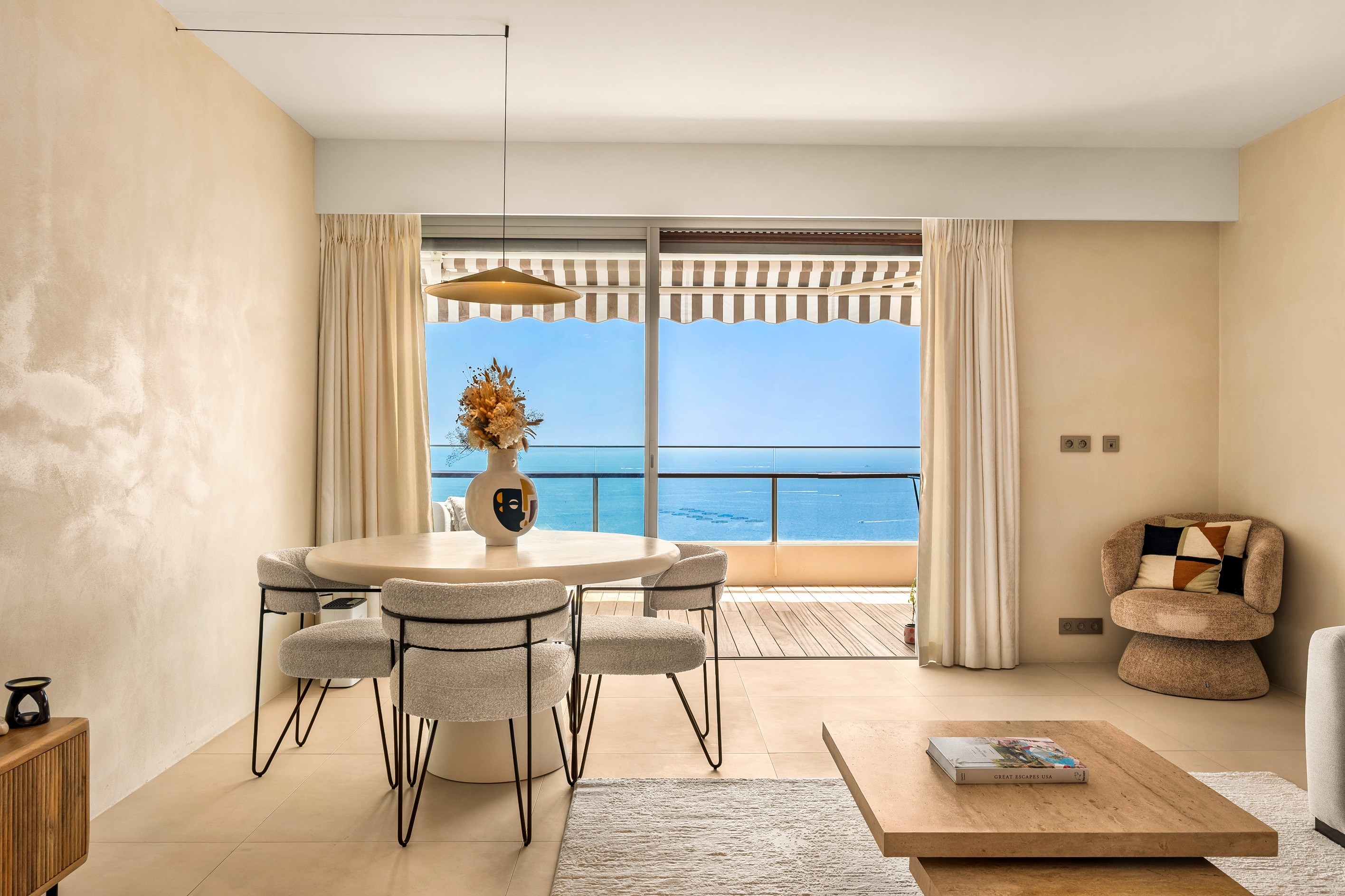  2-bedroom apartment with panoramic sea views and terrace - Cannes Hills - 物件實景