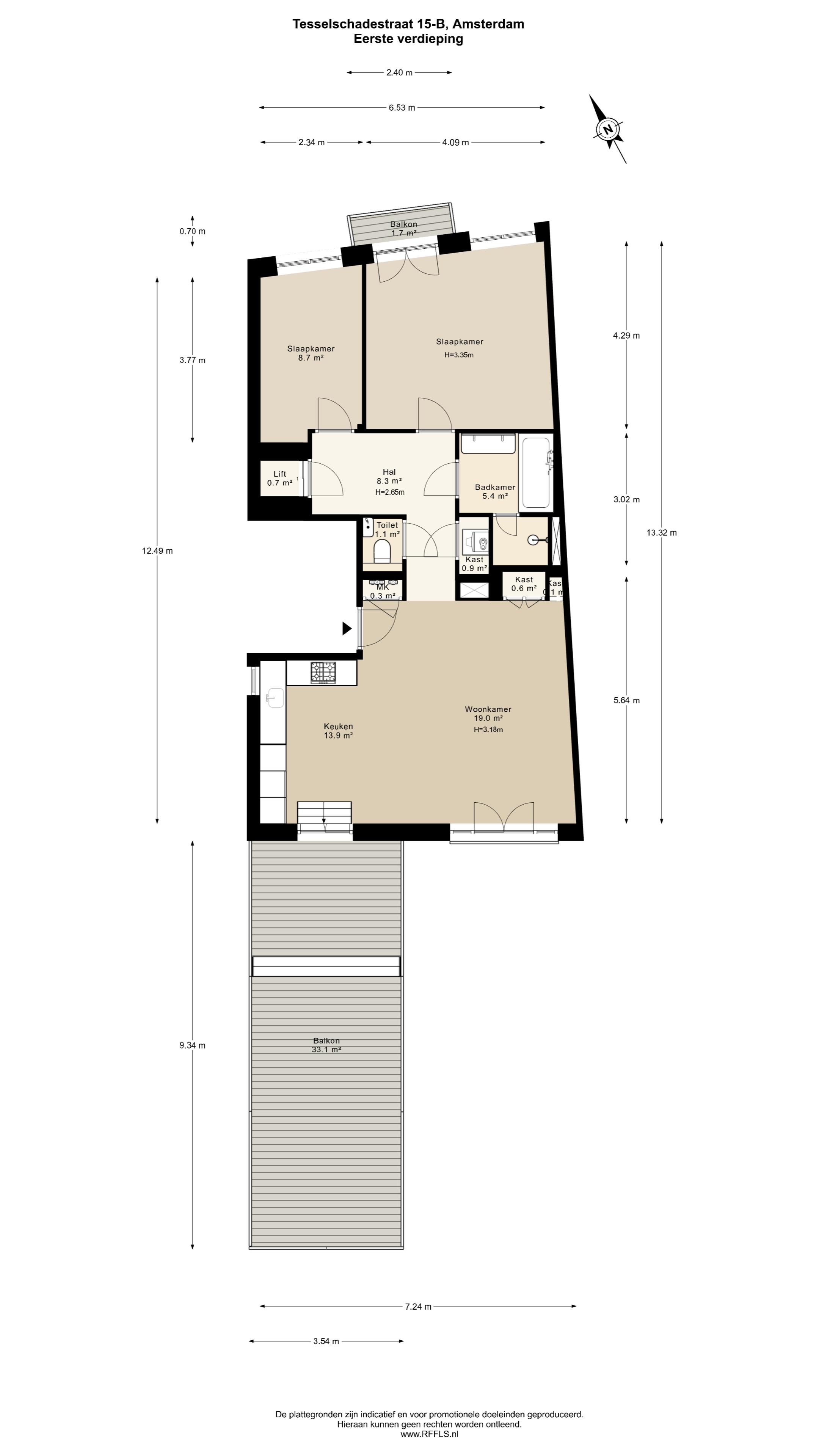  Tesselschadestraat 15 A & B: Two Residences, One Exceptional Opportunity - 物件實景