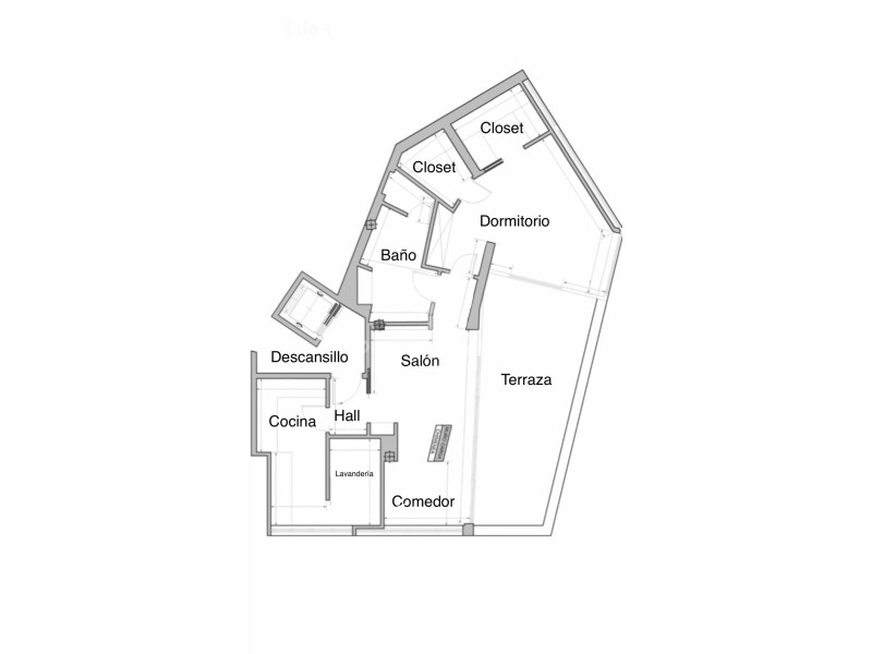 Madrid, Comunidad de Madrid, ES, 1 Bedroom Bedrooms, ,1 BathroomBathrooms,Residential,For Sale,1736282