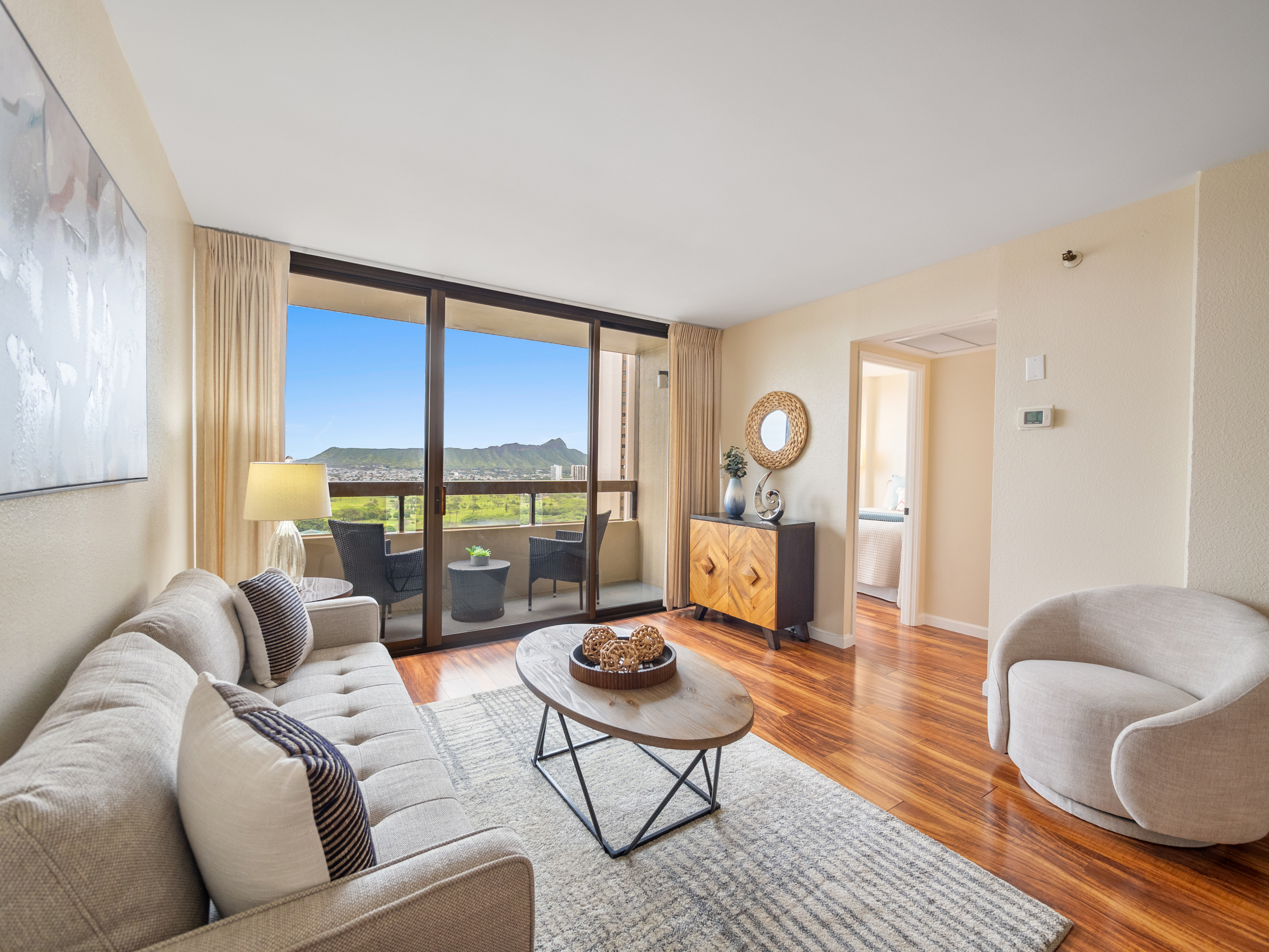  Iolani Court Plaza, City, Diamond Head, Mountain, Ocean, Sunrise views - 物件實景