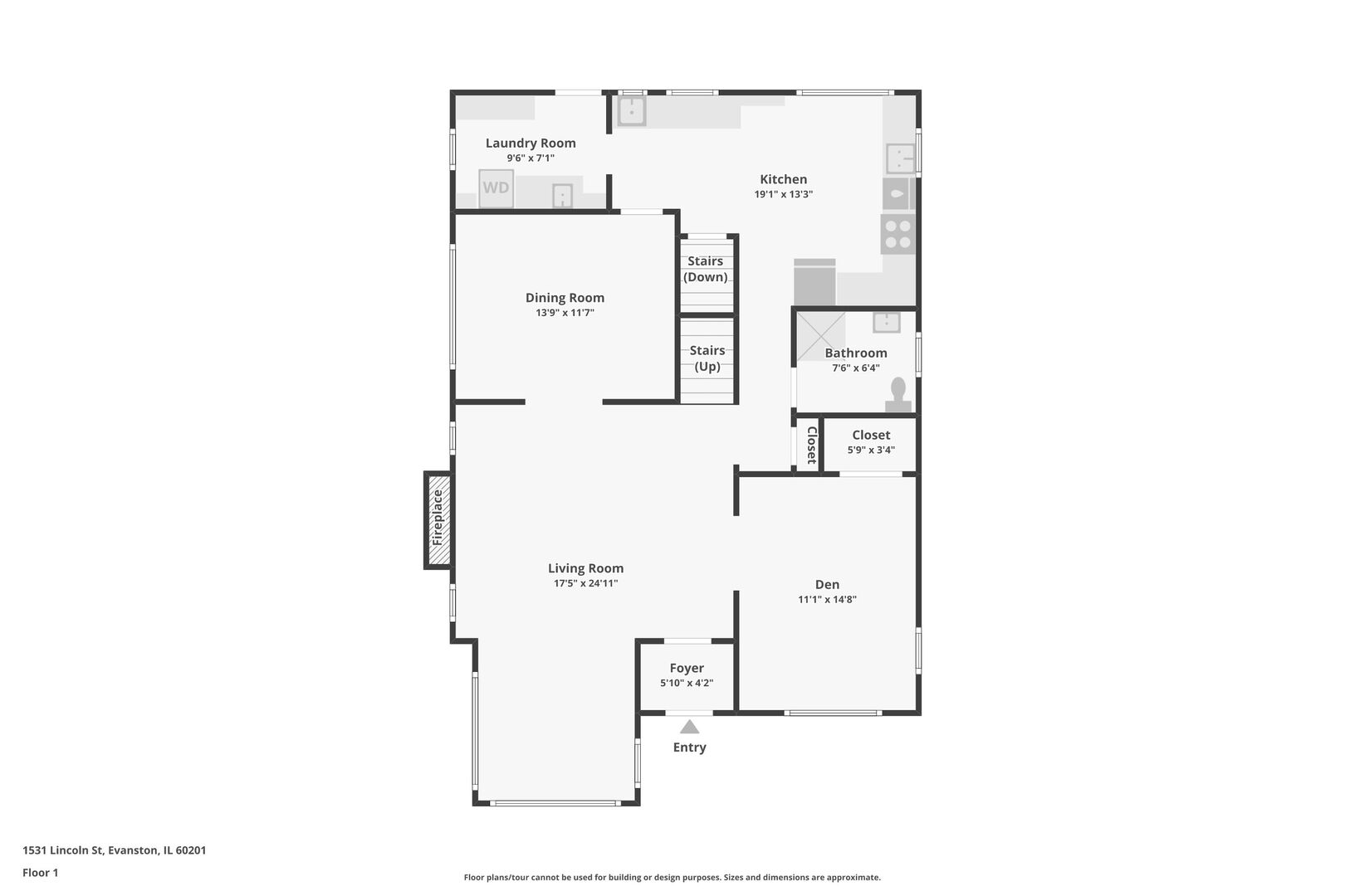 Evanston, Illinois, 60201, United States, 4 Bedrooms Bedrooms, ,4 BathroomsBathrooms,Residential,For Sale,1941847