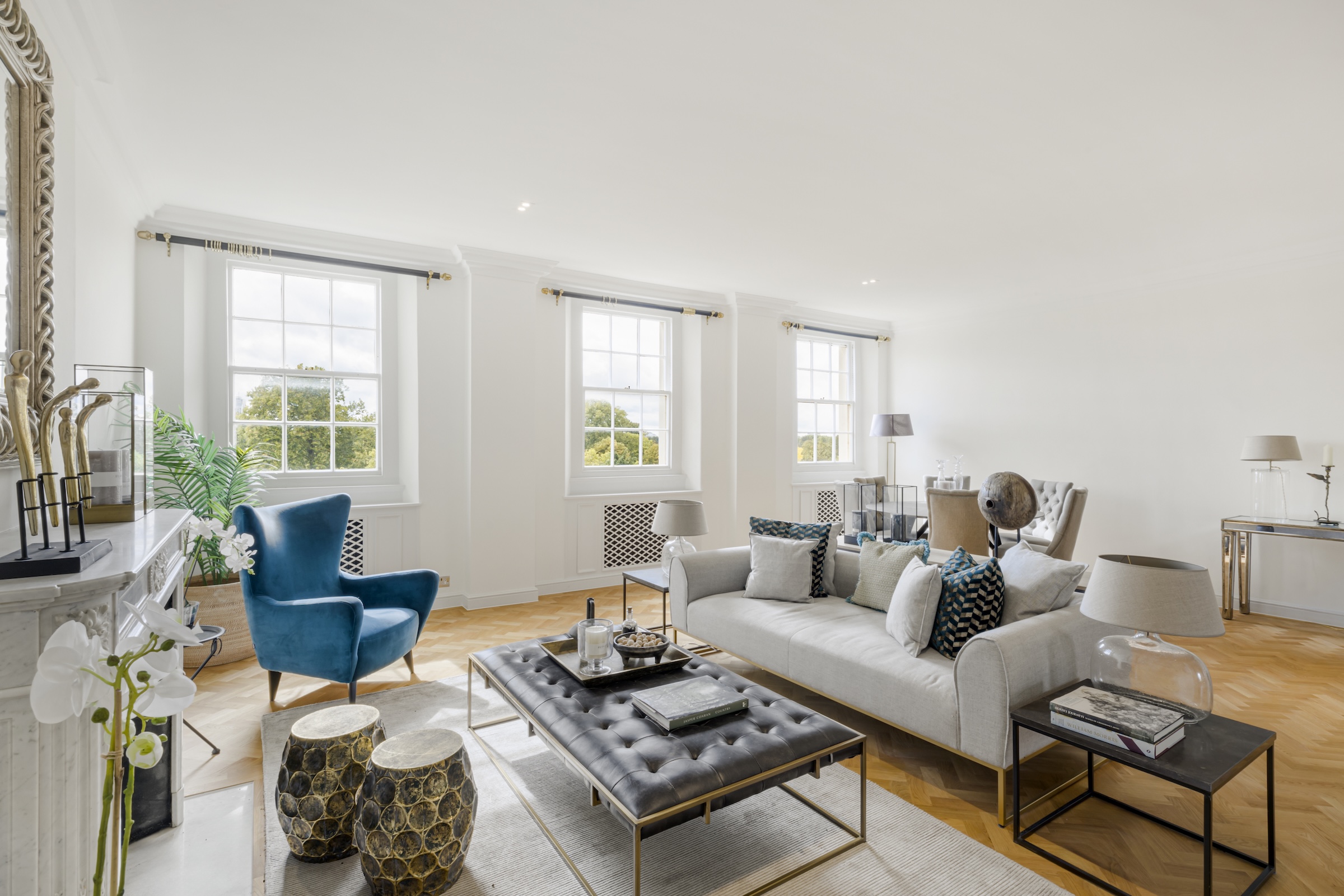  Elegant lateral apartment with a roof terrace overlooking Hyde Park Gardens - 物件實景