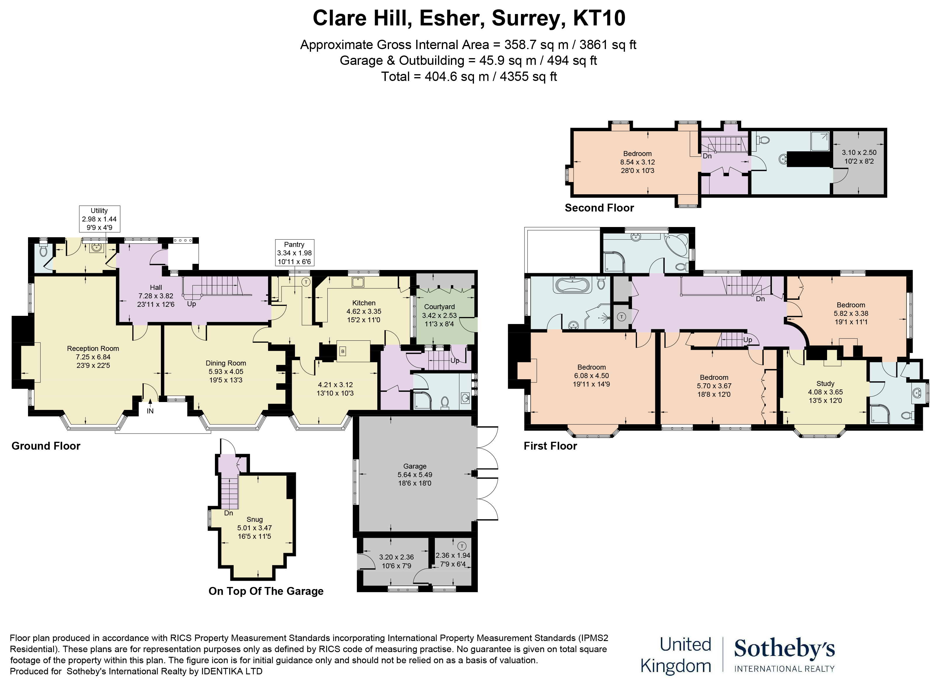  A Handsome House on One of Esher’s Most Coveted Private Roads - 物件實景