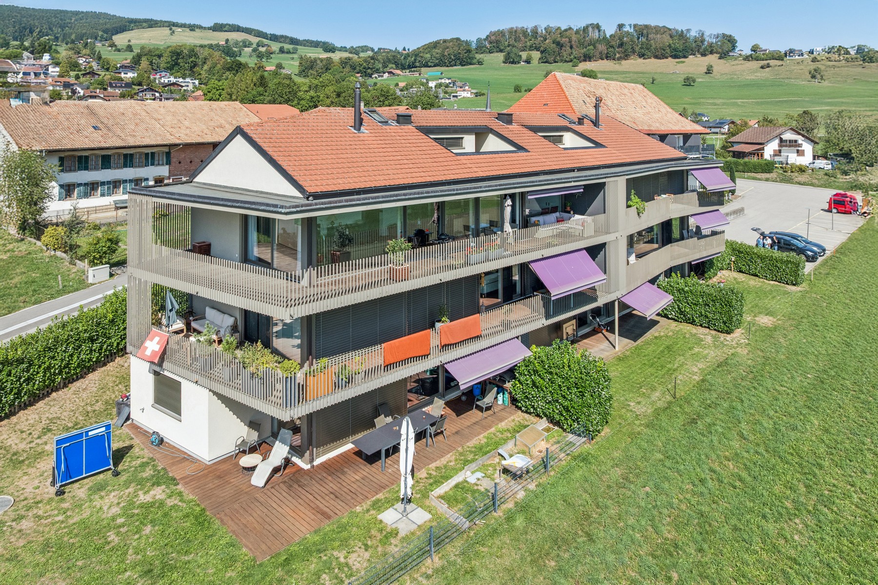  Stunning duplex penthouse with breathtaking views of Lake Gruyère - 物件實景