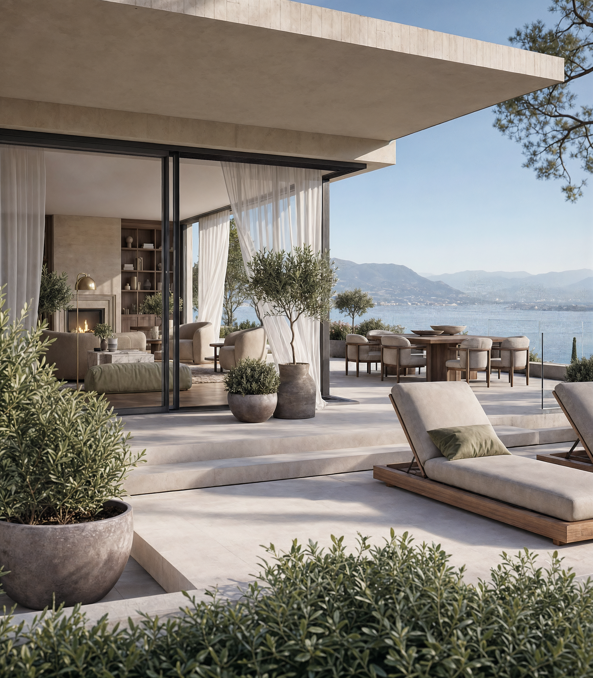  Exceptional contemporary villa with panoramic sea views in Nice Mont Boron - 物件實景