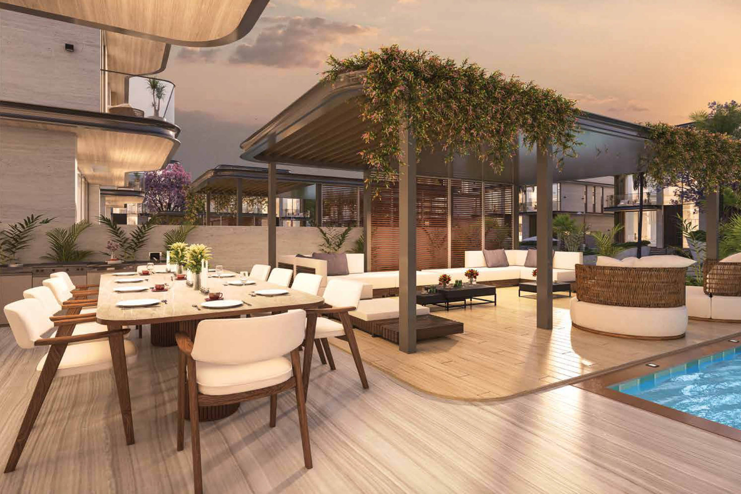  Villa with Private Pool and Rooftop Jacuzzi in MBR City - 物件實景