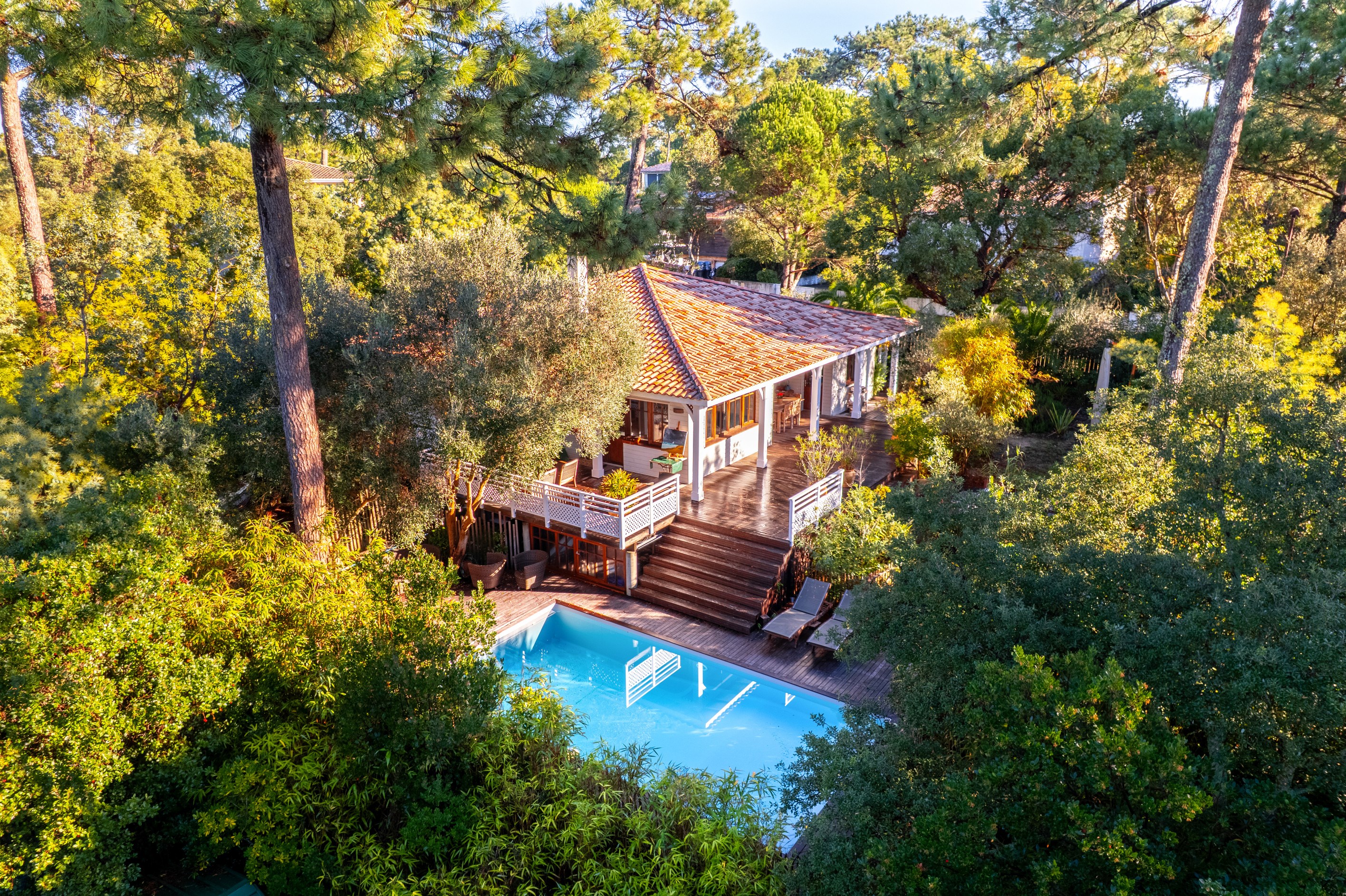  THE VALLONS DU CAP FERRET - CHARMING WOODEN VILLA WITH SWIMMING POOL - 物件實景