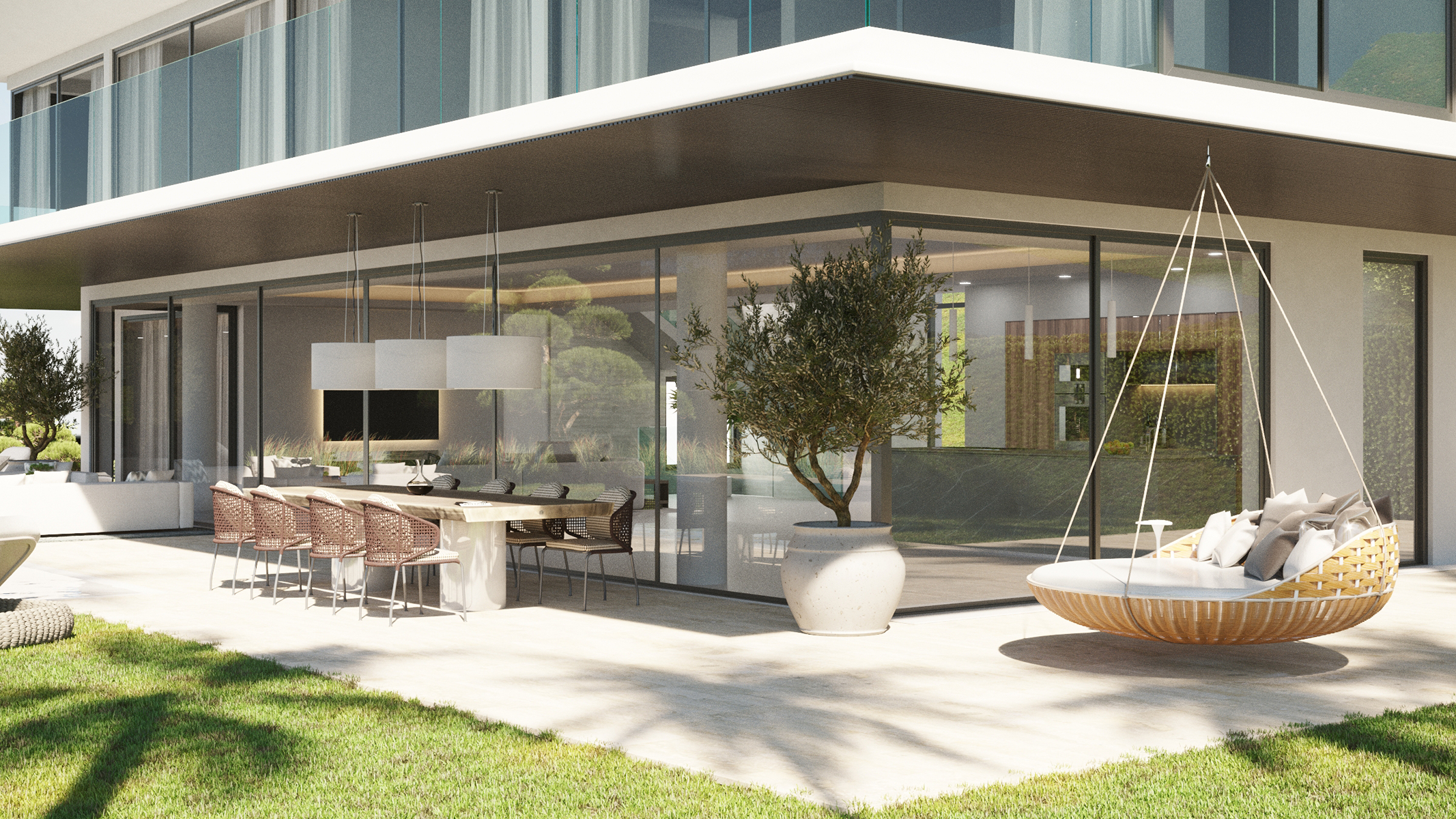  Contemporary villa with sea views in Hacienda Las Chapas - 物件實景