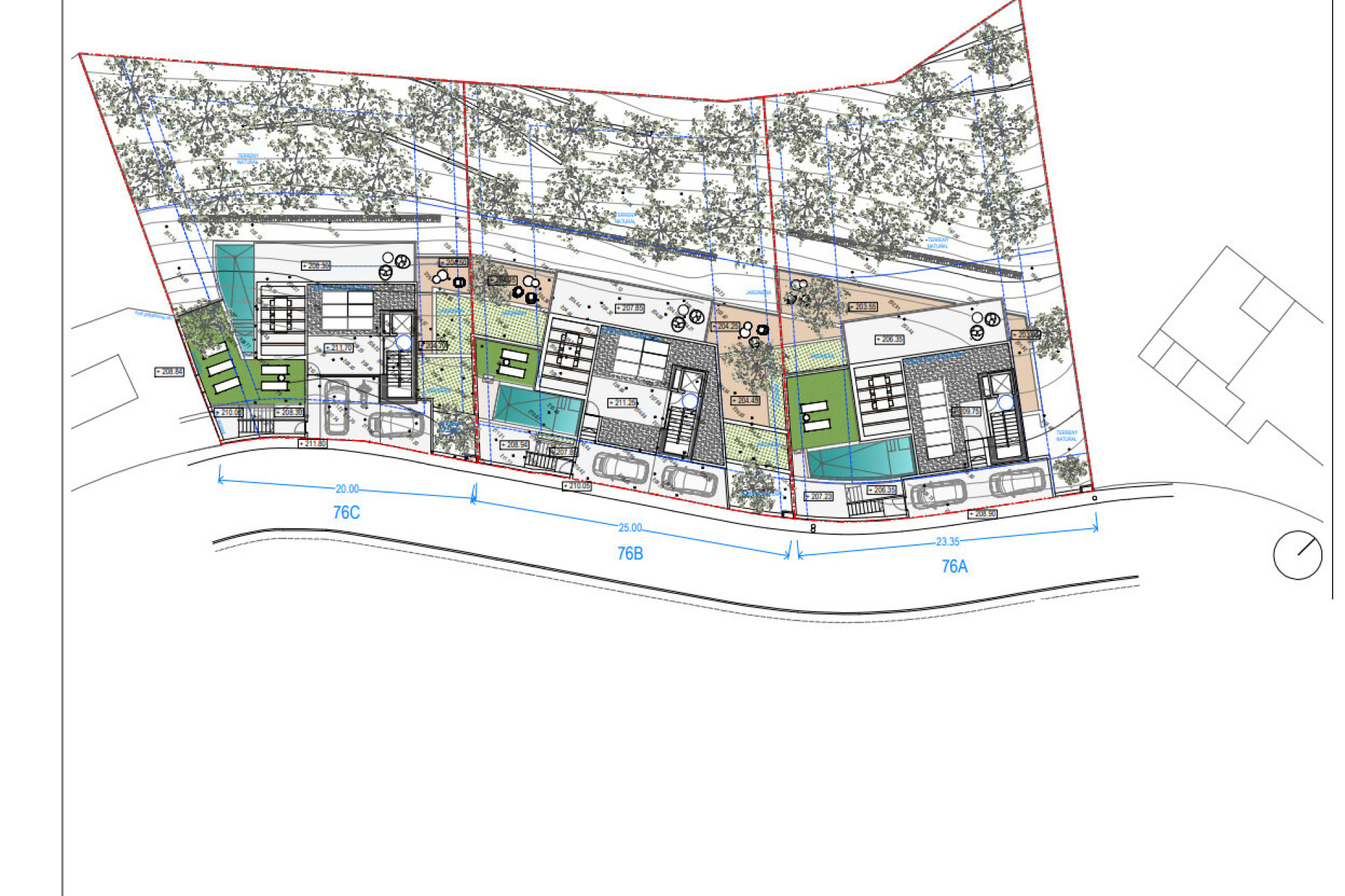  Large building plot, divisible into three plots with views. - 物件實景