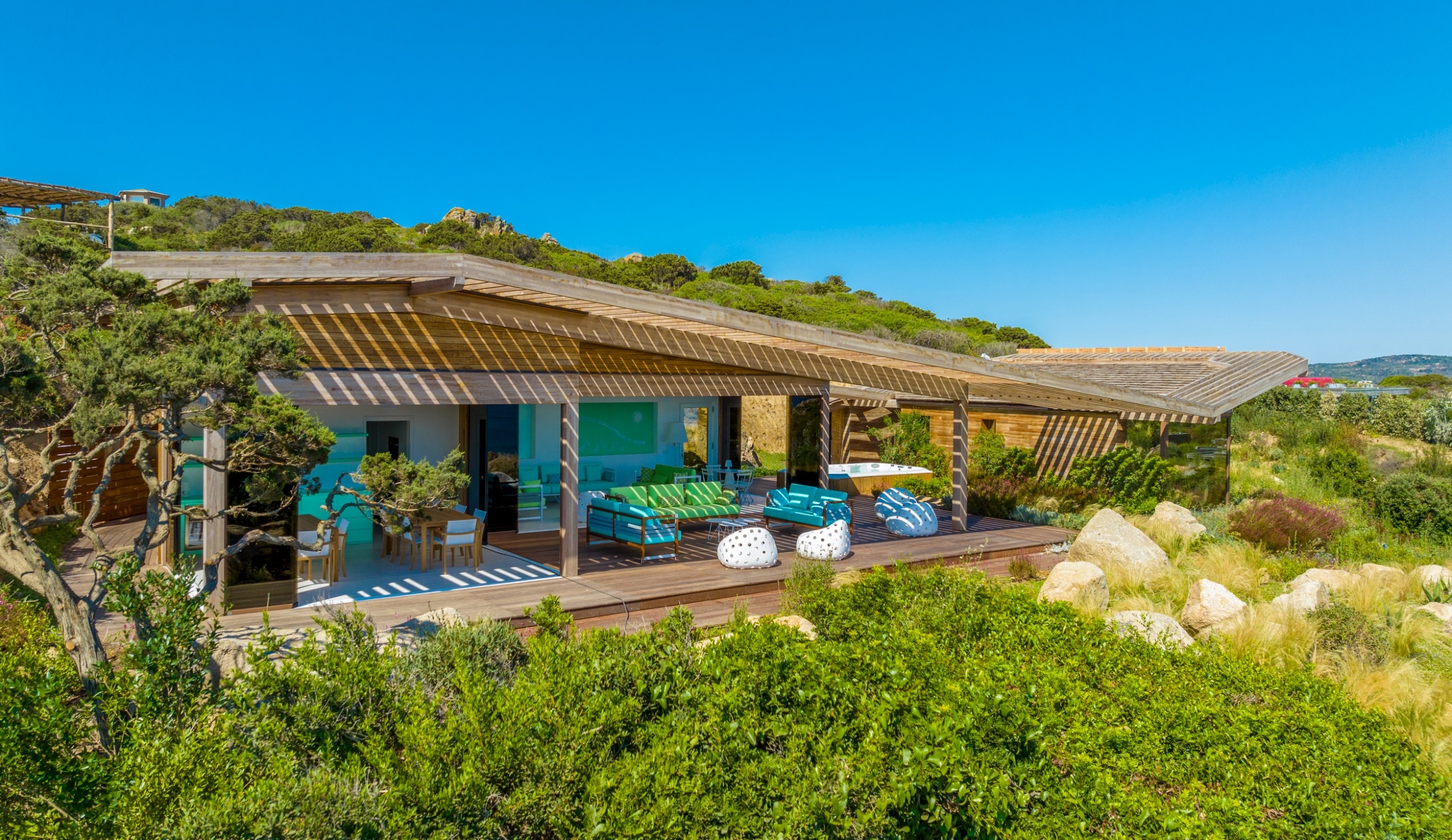  FOR SALE : Exceptional contemporary property - Panoramic sea view - Cavallo isl… - 物件實景